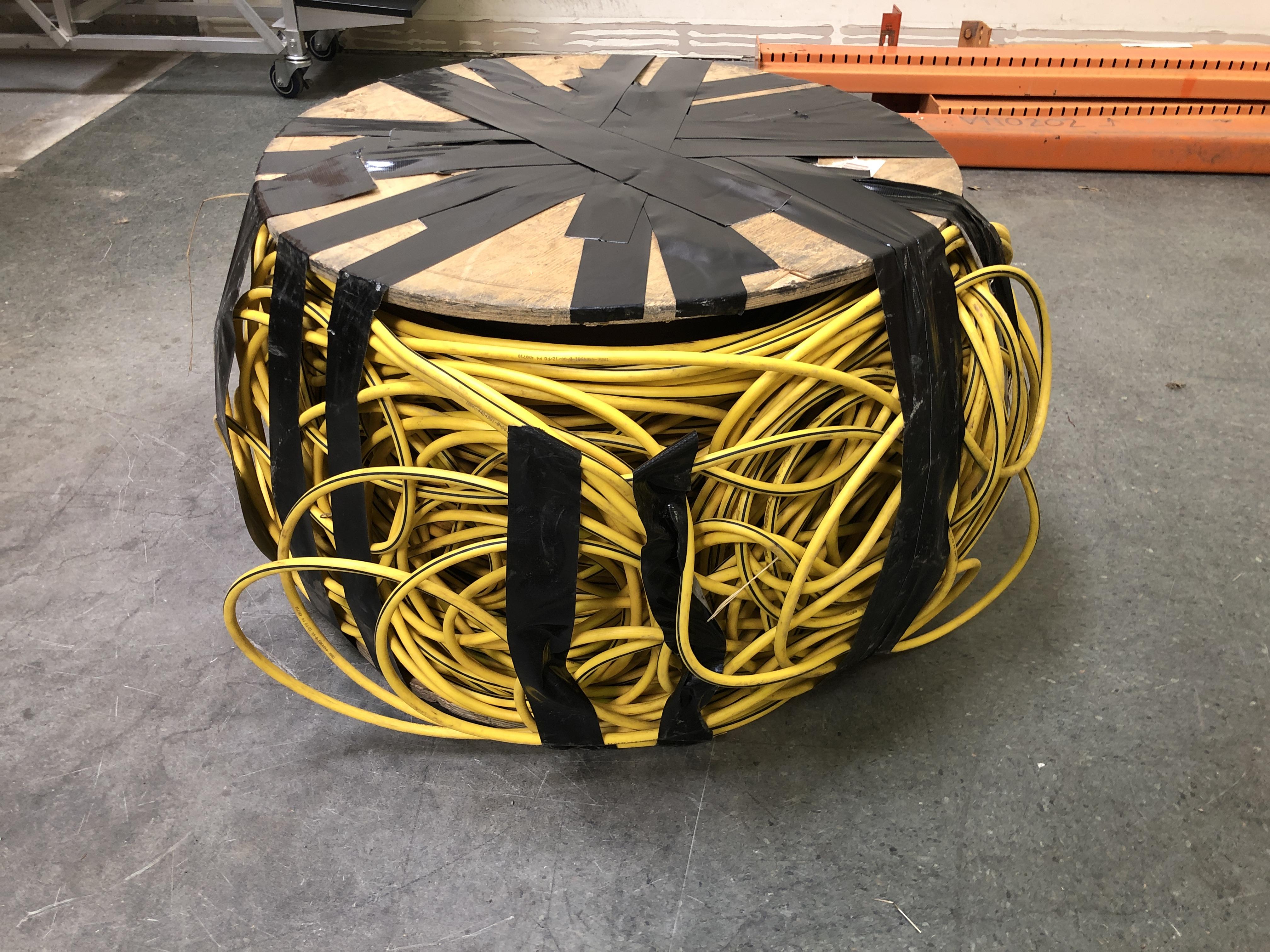 Customer brought me a 1600' FiberOptics cable to test and repair