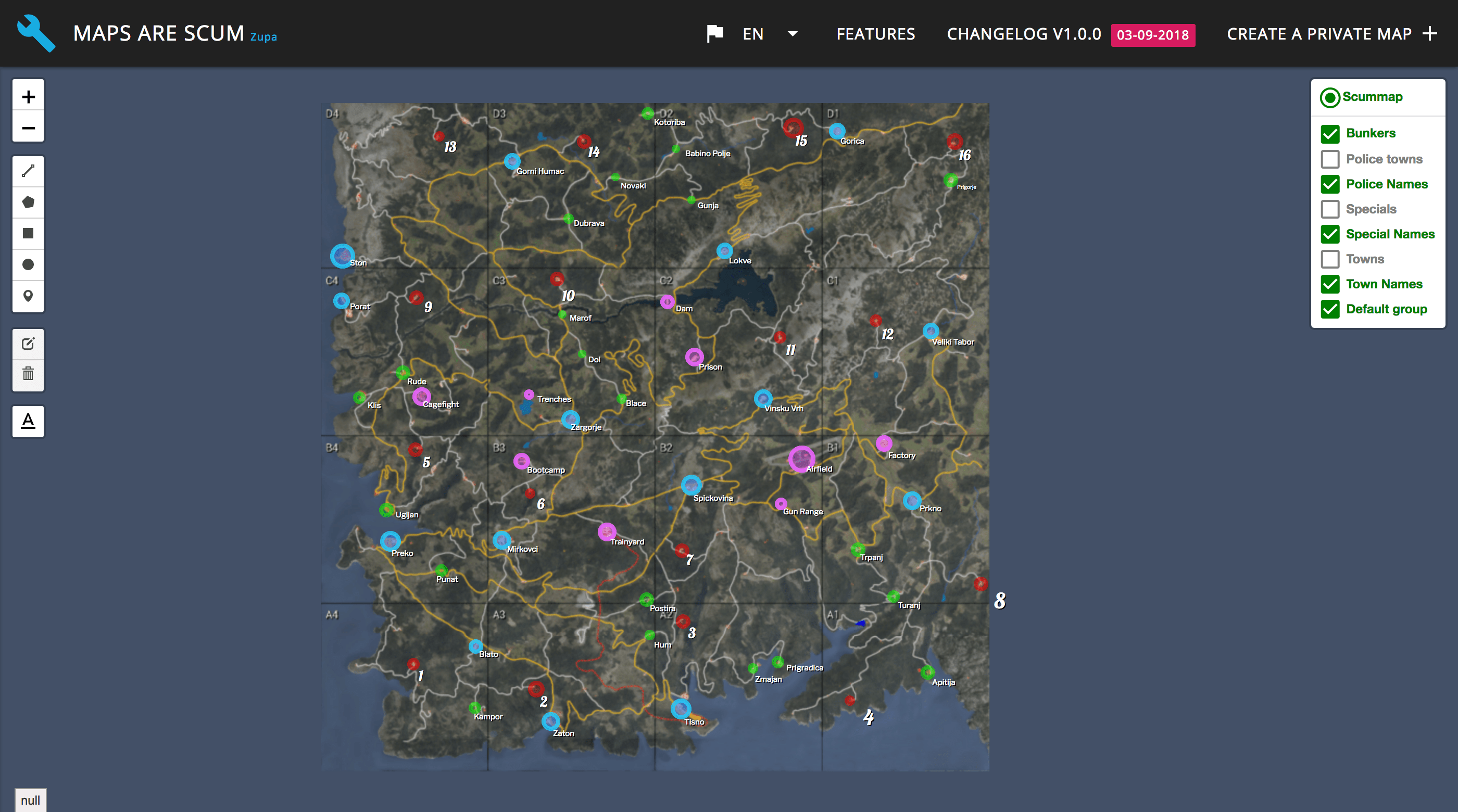 Scum Car Spawn Locations Map All Scum Location Maps