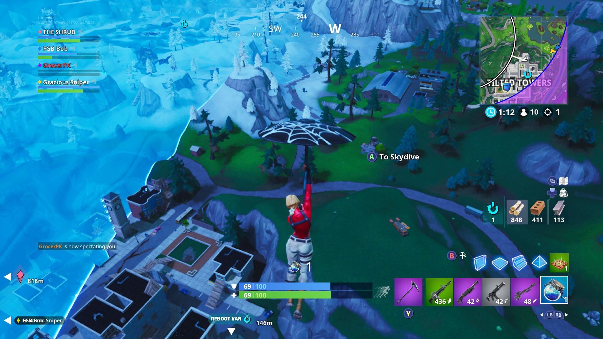 health bar is slightly longer than the shield bar r/FortNiteBR