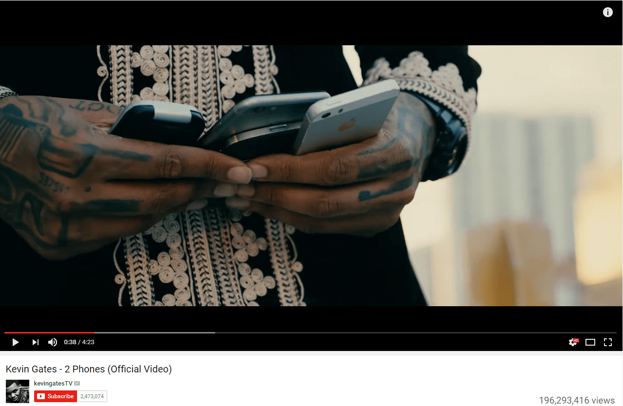 Kevin Gates 2 Phones he has more than 2 phones plotholes