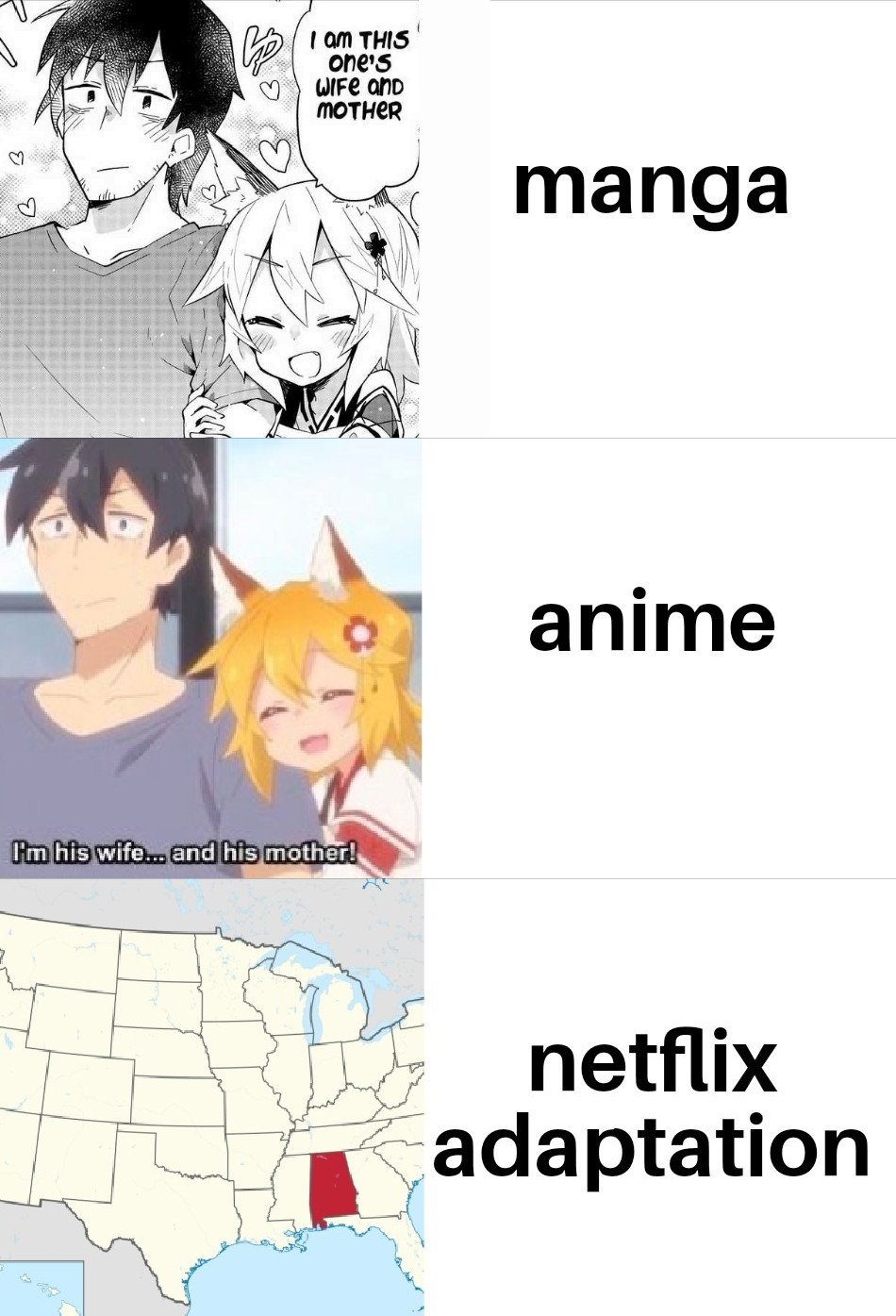 Sweet Home Alabama r/Animemes