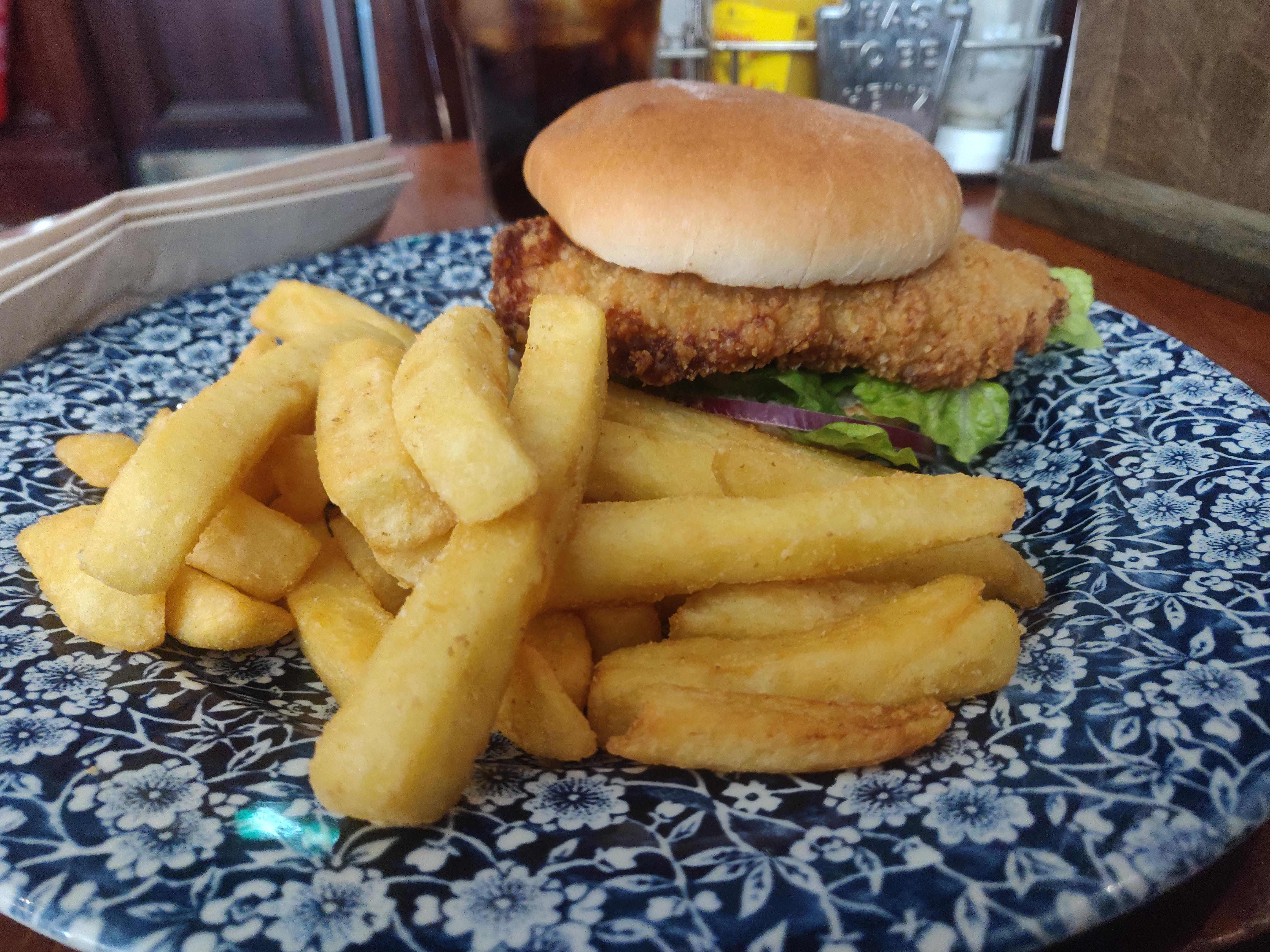 Fried Buttermilk chicken burger r/FoodPorn