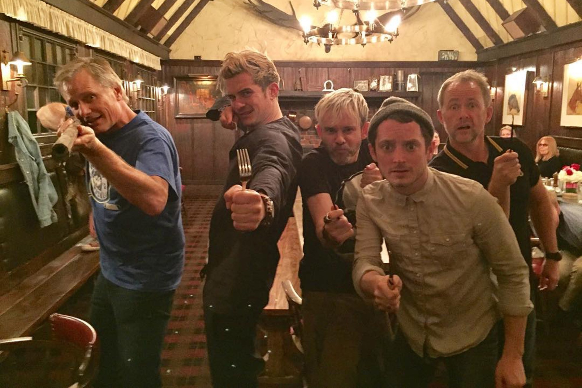 Charlie with his band "Drive Shaft" goofing around r/lost