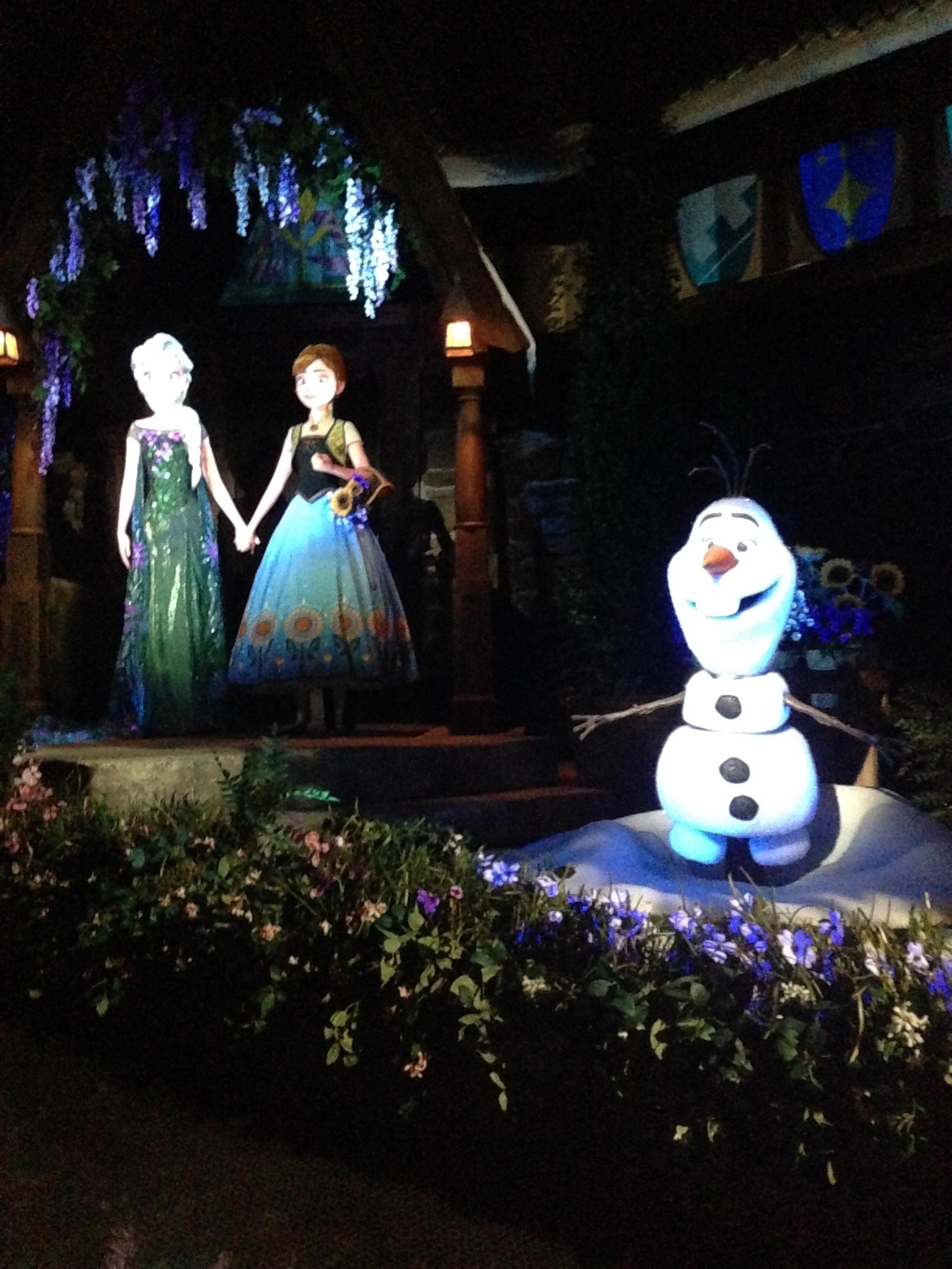 Anyone ever get stuck on a Disney ride? We got stuck on Frozen Ever