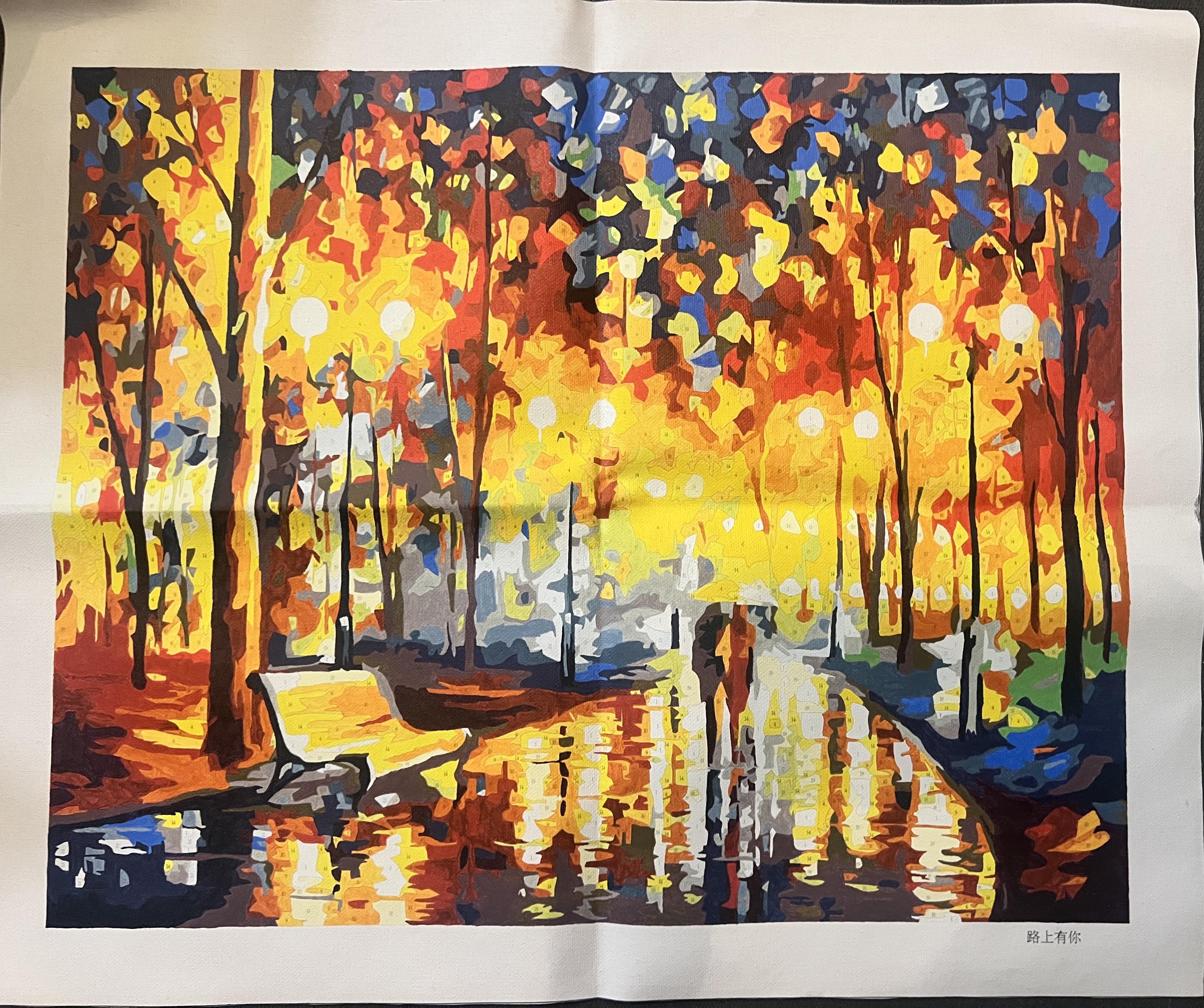 My first paint by numbers😊 r/paintbynumbers