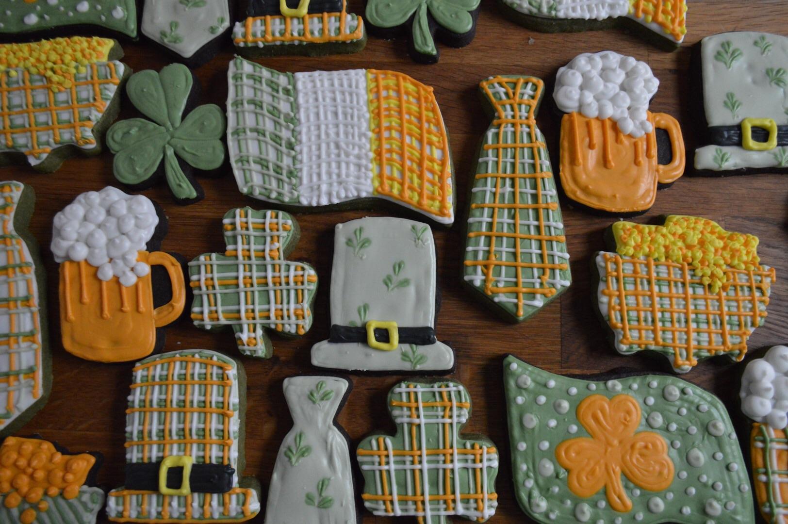 St. Patrick’s Day Shortbread Cookies! cookiedecorating