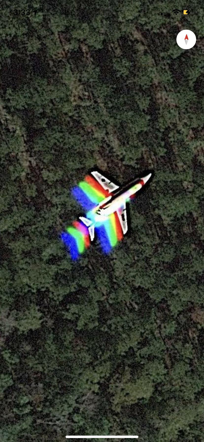 Glitch Rainbow Plane? GlitchInTheMatrix