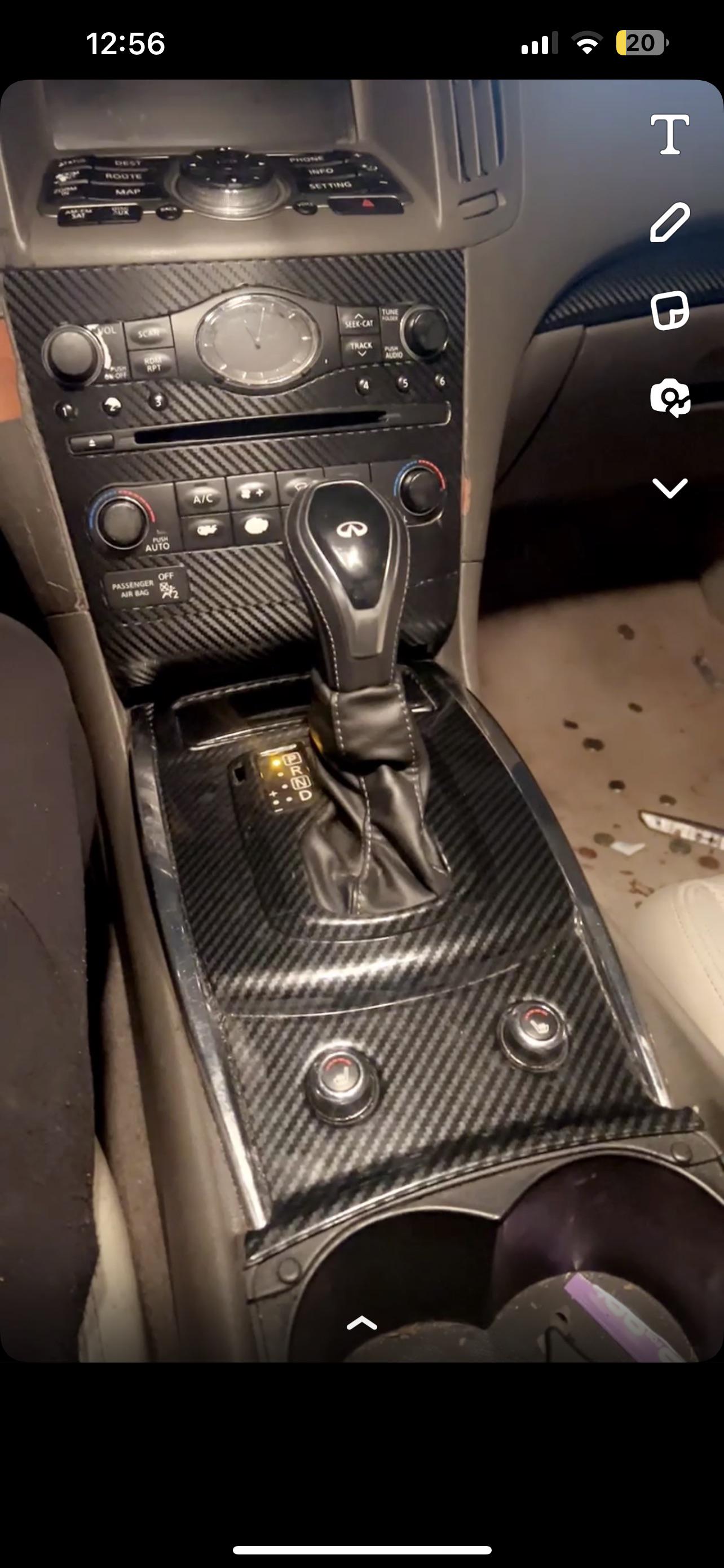 Q50 shifter knob works r/G37