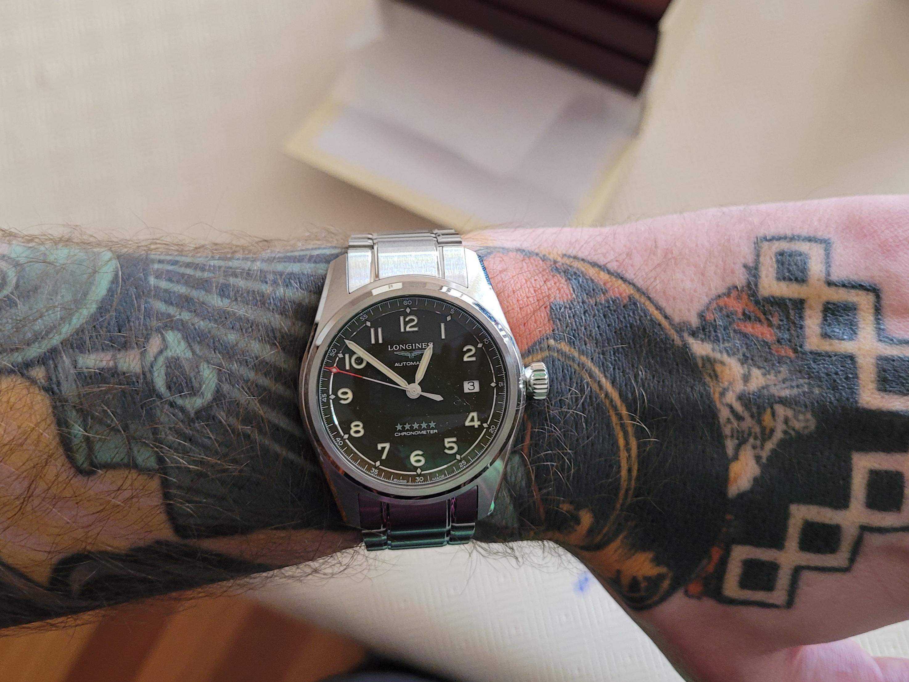 [Longines] Spirit 40mm Green. The most expensive watch I have ever bought, by a factor of about