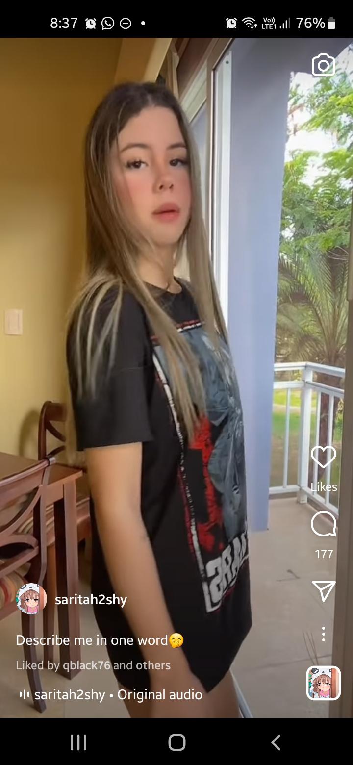 She's saritah2shy on insta. Need captain for her OF account or similar