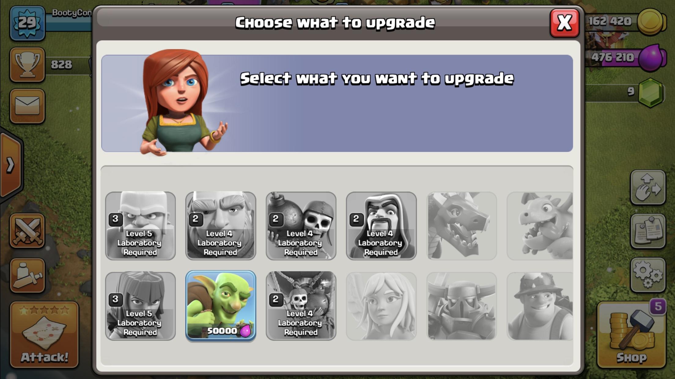 Clash Of Clans Max Level Troops