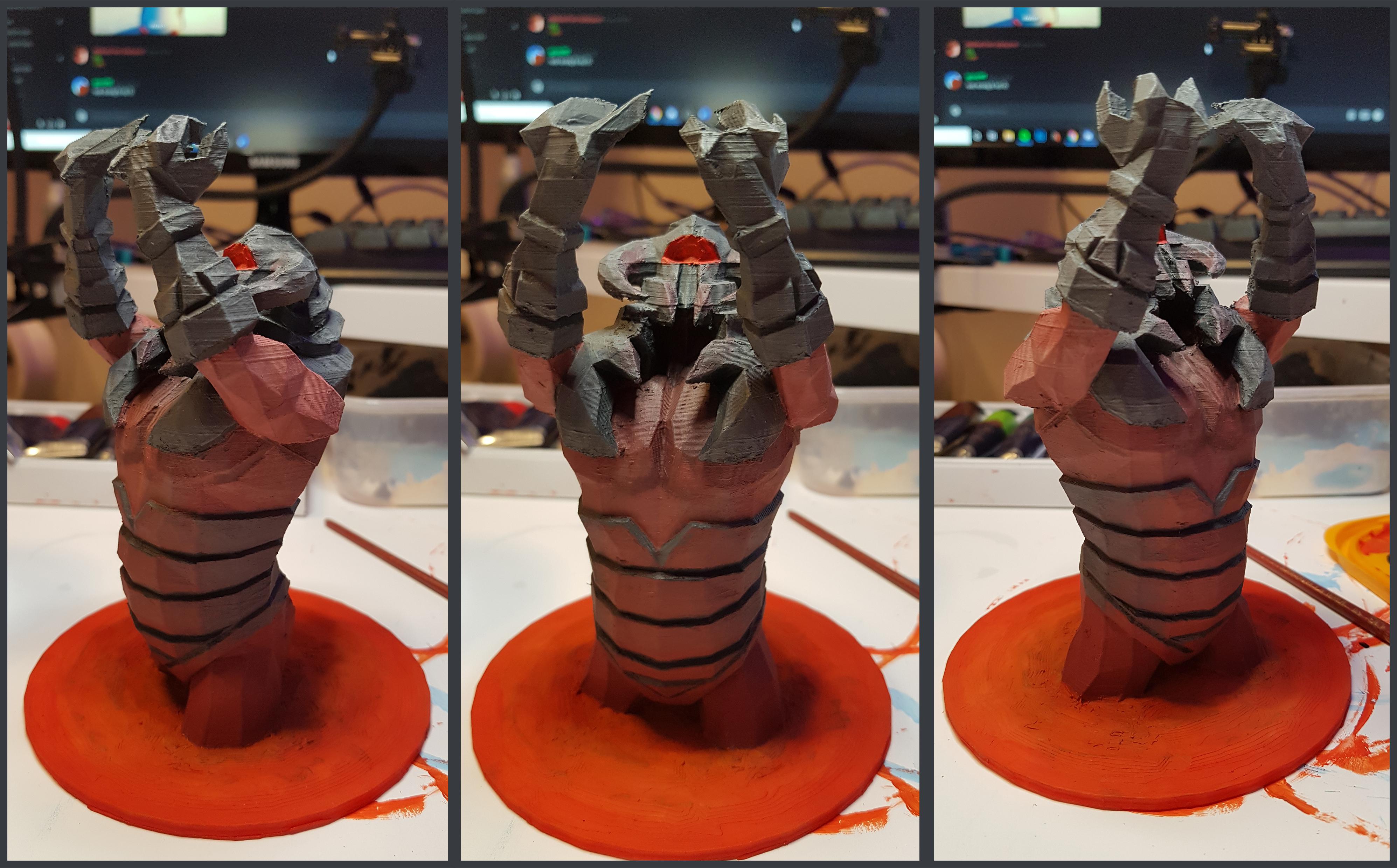 [2019] I made a 3D printed Zuk Old School Runescape Dev Tracker