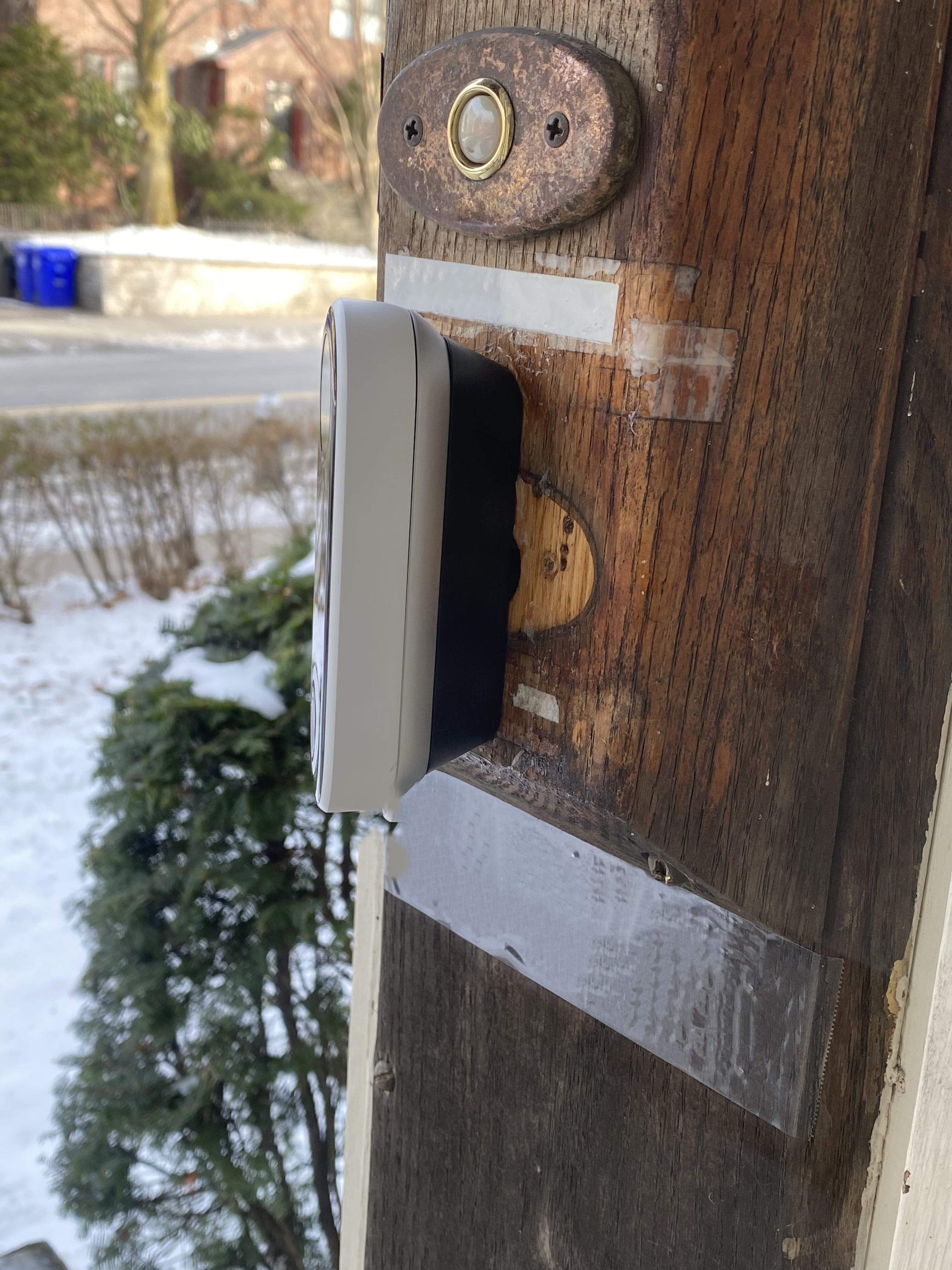 Where can I find a small plate to cover the old doorbell hole that isn