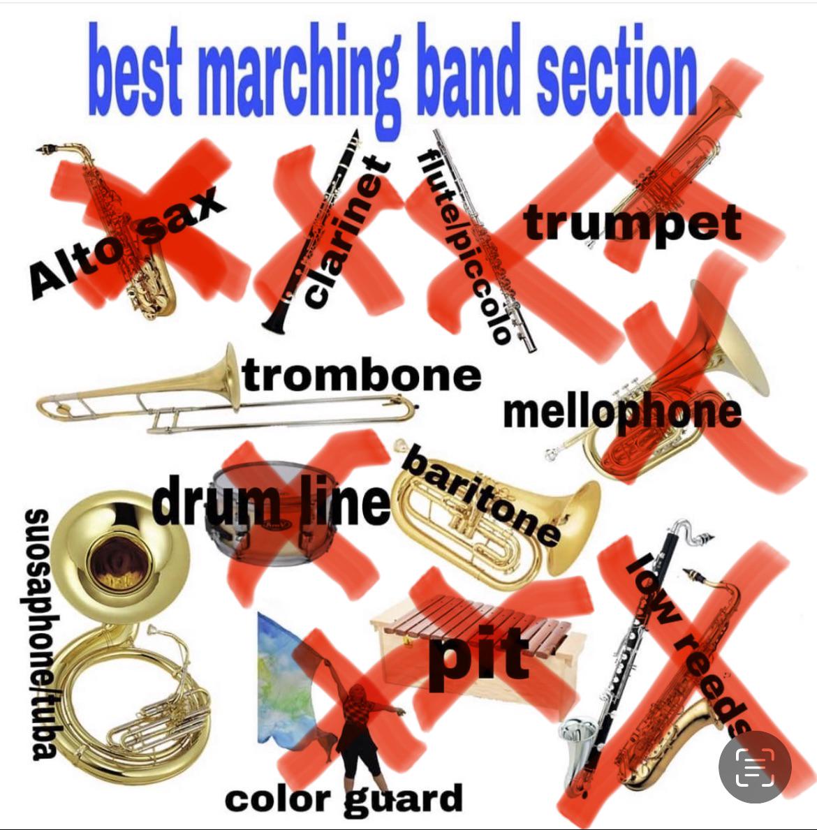 Marching Band Section Elimination Game ROUND 10 r/marchingband