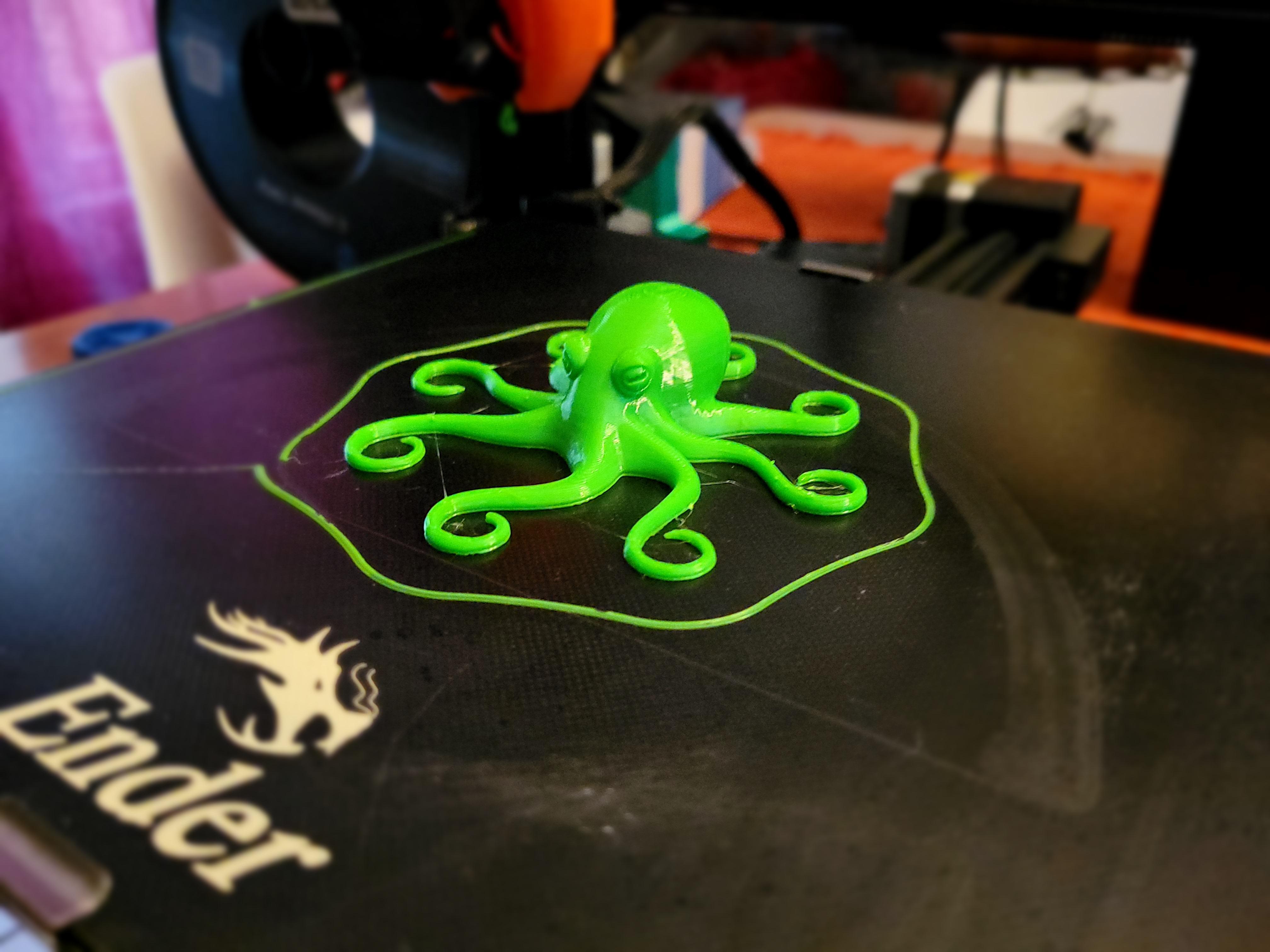 My first TPU print without direct drive and mostly stock Ender 3 V2