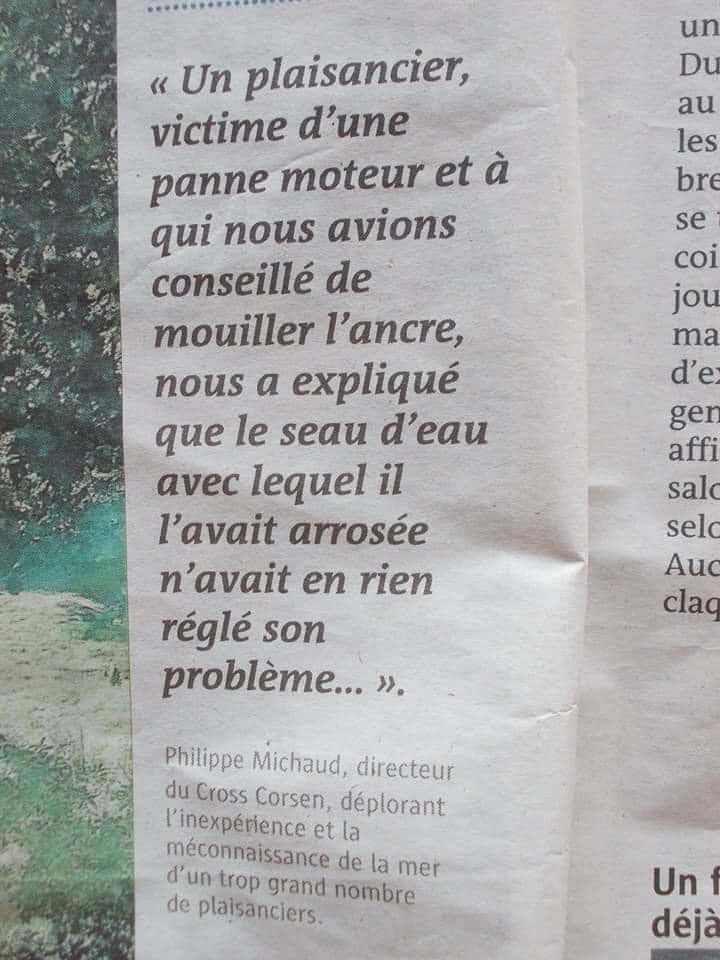 C'est pas l'homme qui prend la mer, c'est la mer qui prend l'homme france