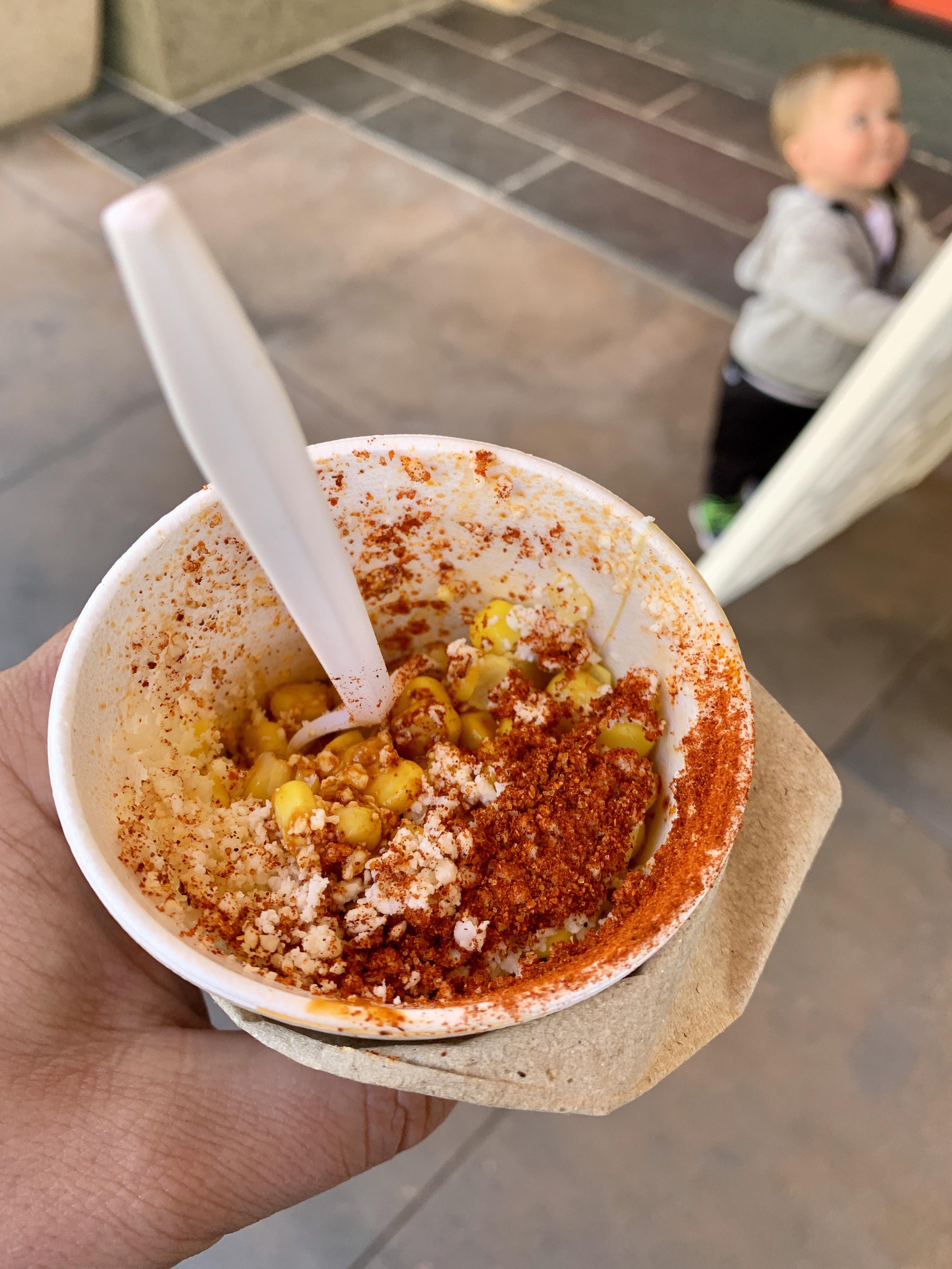 [I ATE] Freshly shucked roasted Elote in a bowl r/food