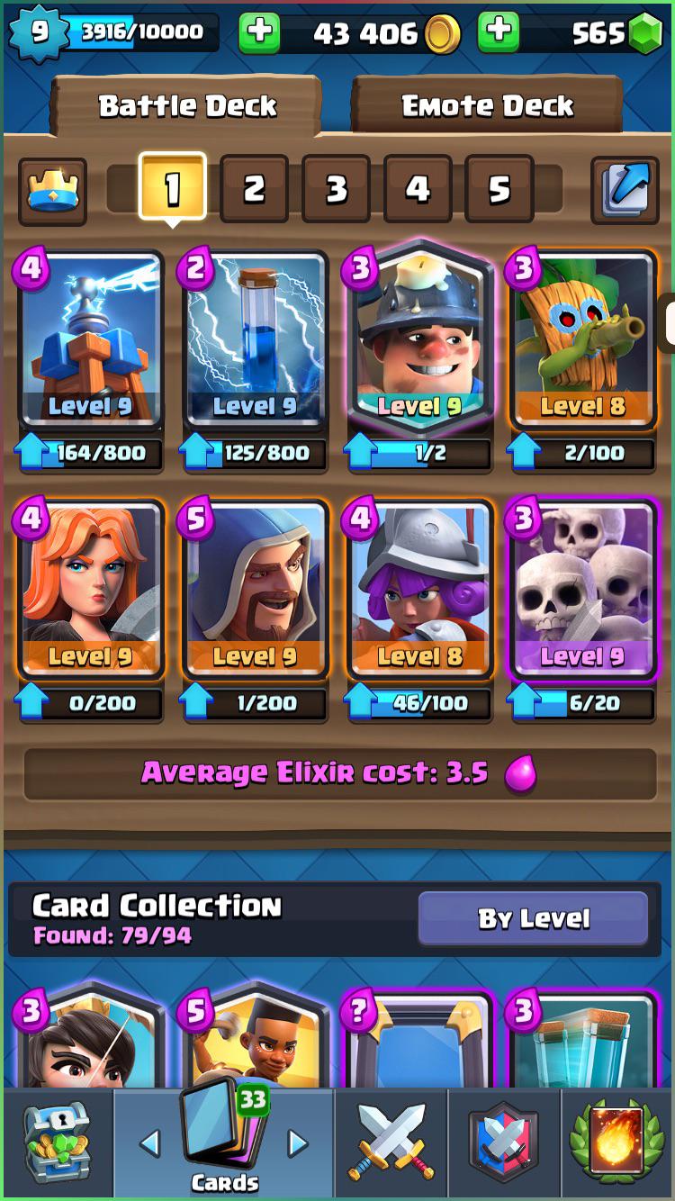 Rate my deck ClashRoyale