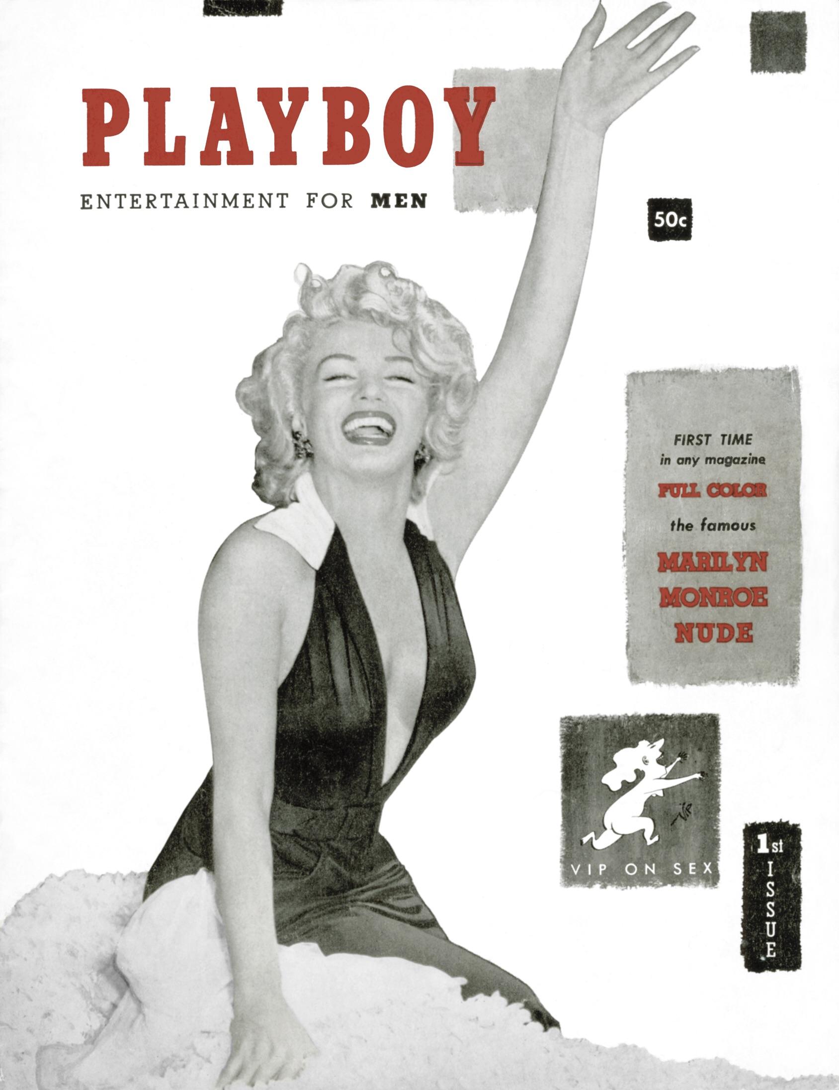 Marilyn Monroe on the first cover of Playboy, December 1953 [1688 x 2192] : HistoryPorn