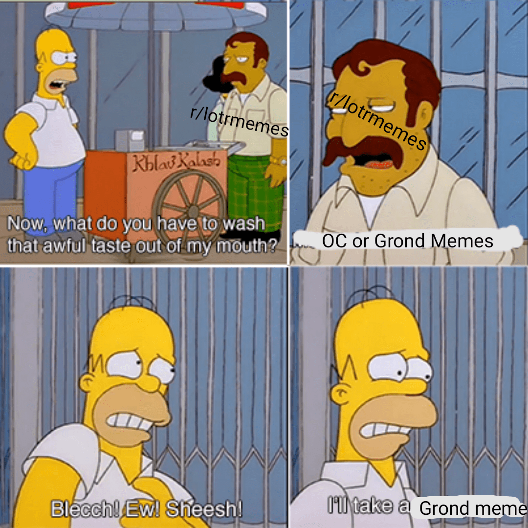 No bowl, stick! Stick! r/lotrmemes