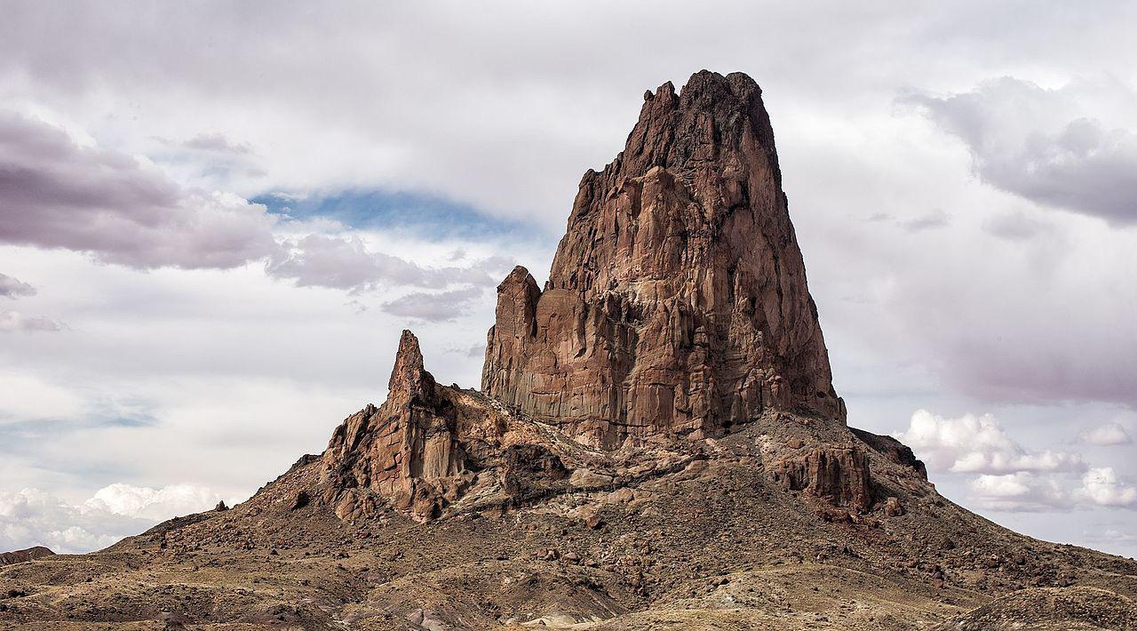Agathla Peak, near Kayenta, AZ. Part of the Navajo volcanic field with