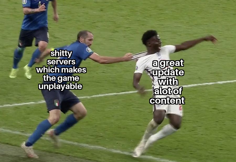 Ping spiking and constant reconnection have increased by this season