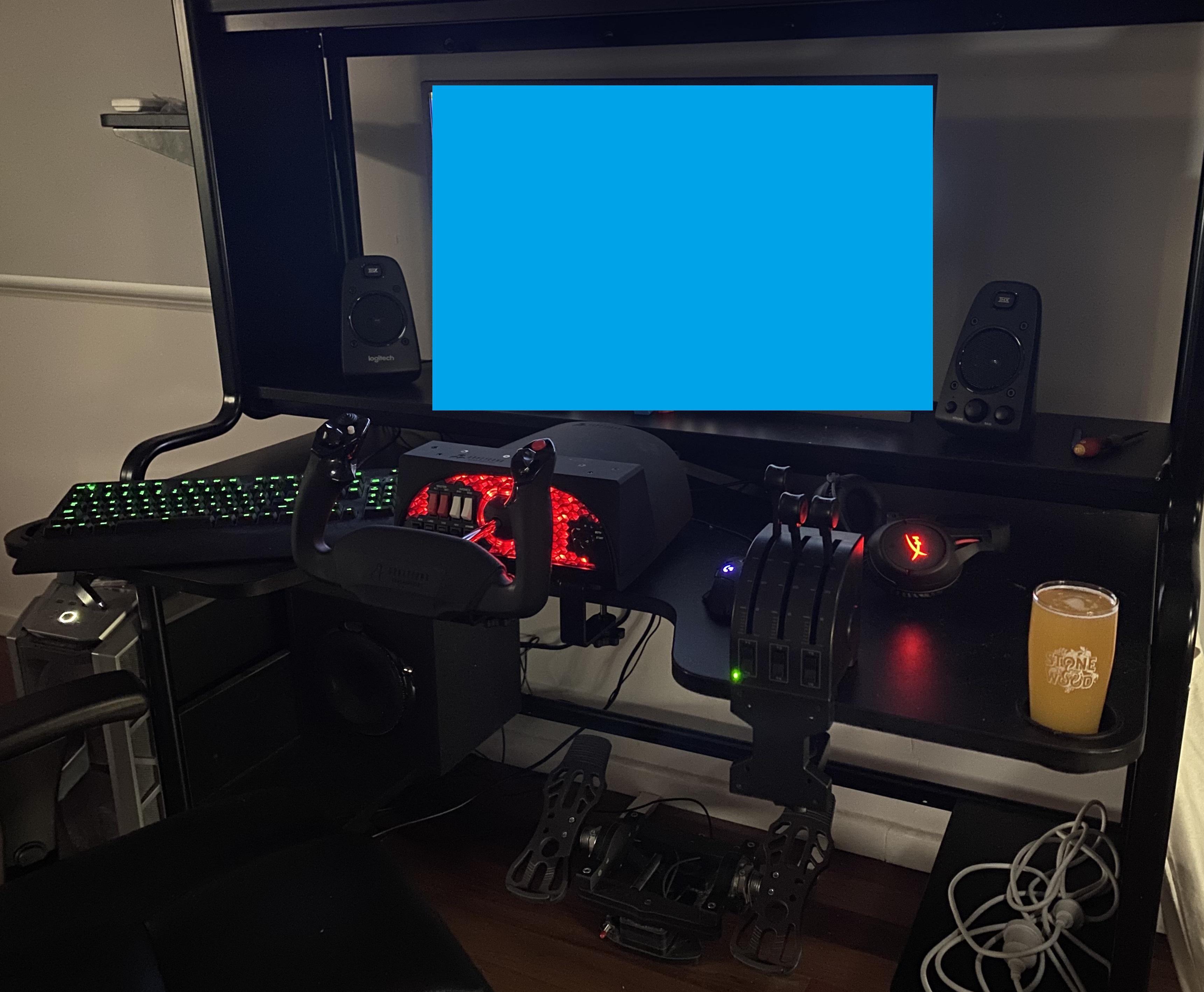 Retired my 9yo Logitech X3D today for a yoke and I feel my