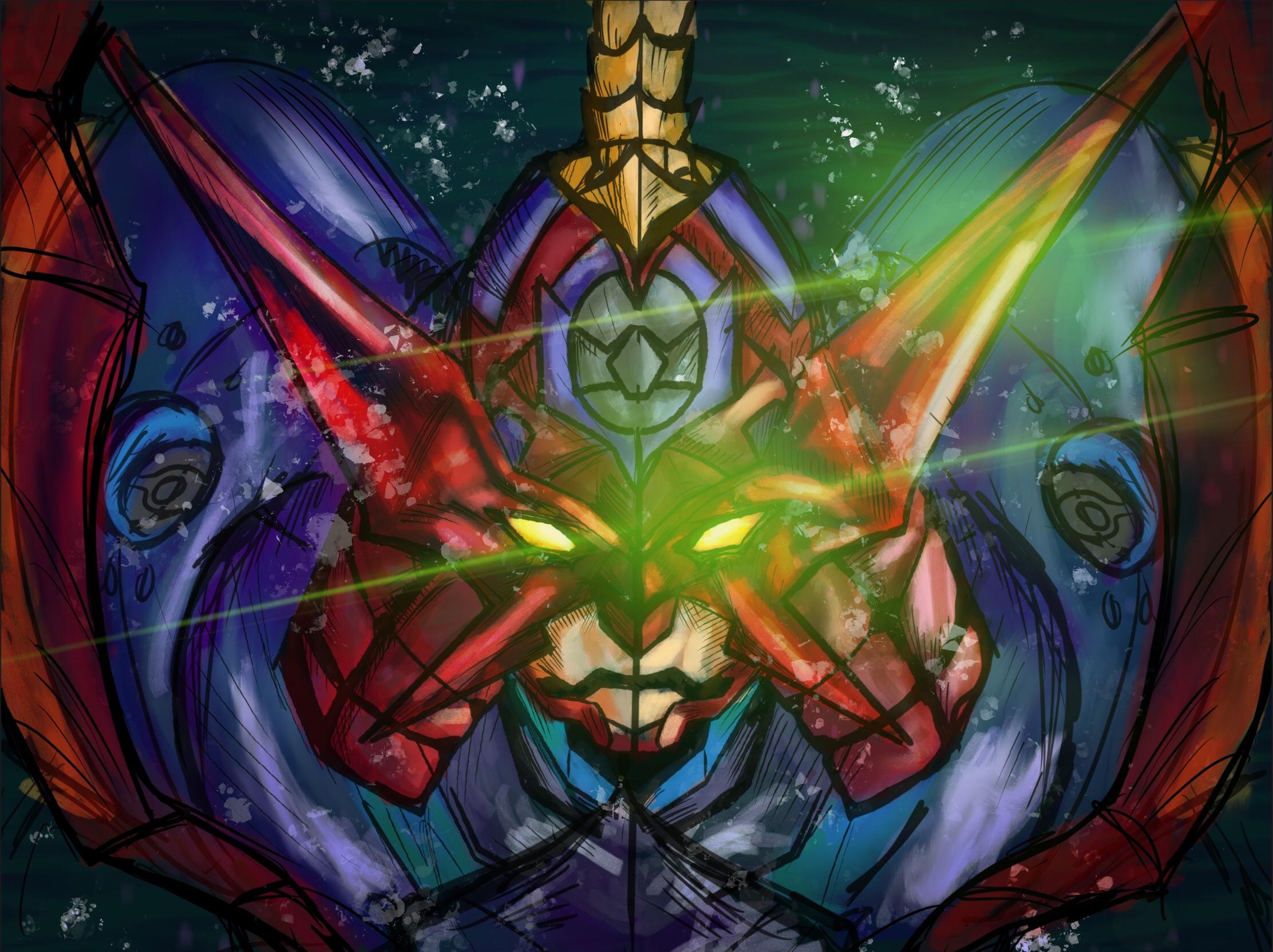 Super Galaxy Gurren Lagann by me! r/gurrenlagann