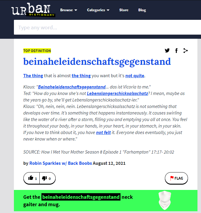 My first Urban Dictionary Definition! Hope it's accurate ) r/HIMYM
