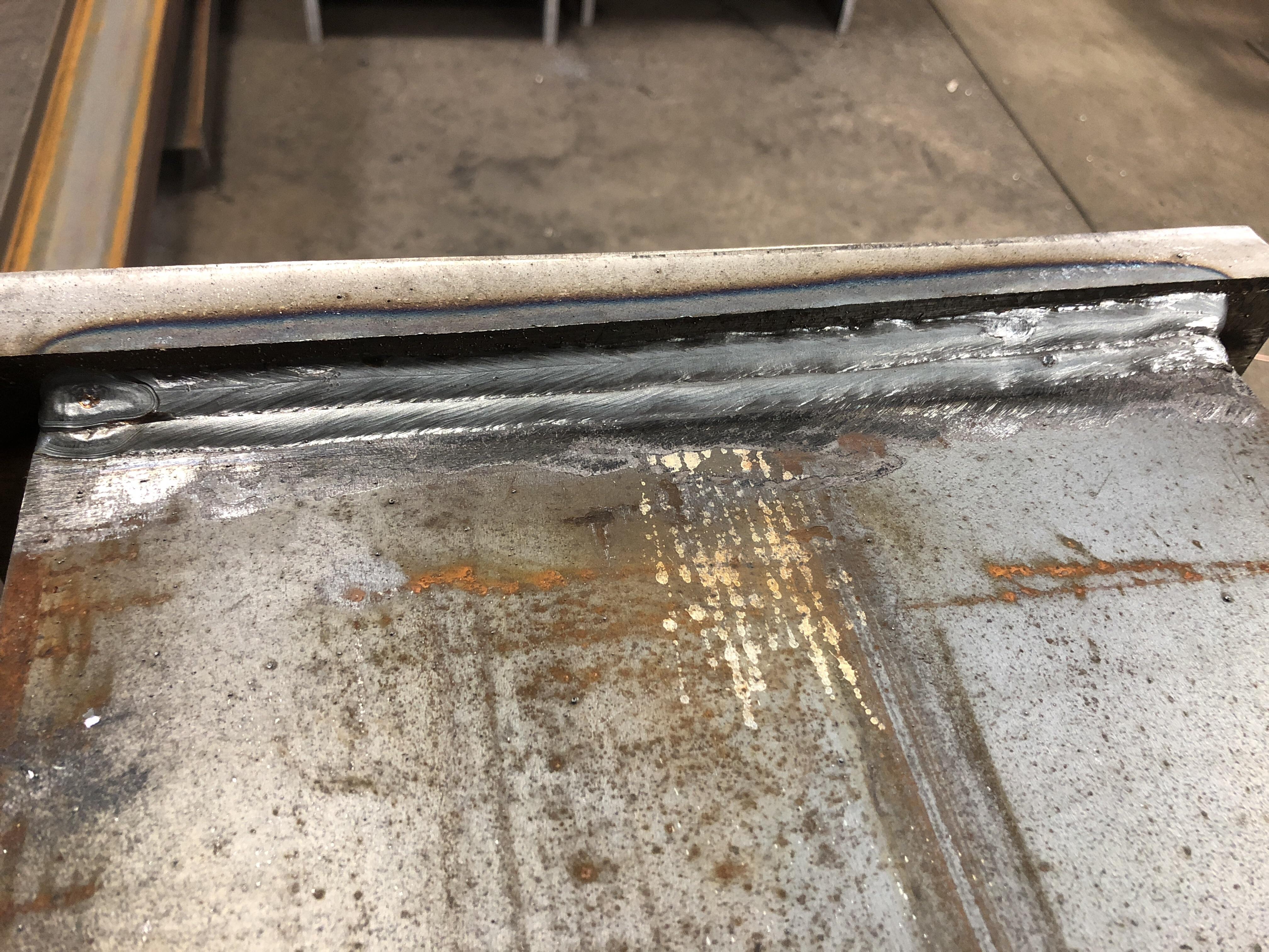 Turns out prep grinding your work actually makes welds look better, who