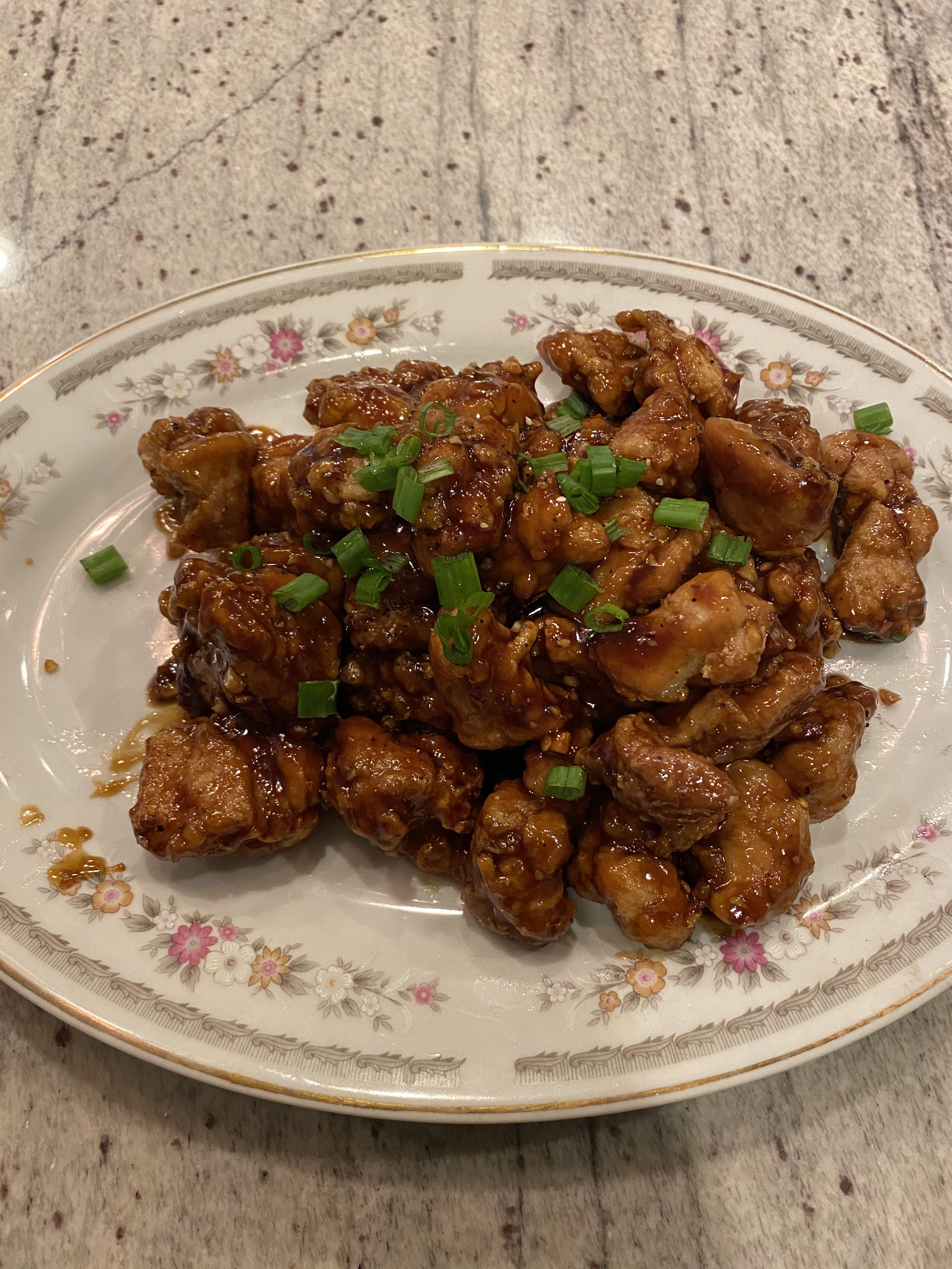 General Tso’s chicken.. r/cookingtonight