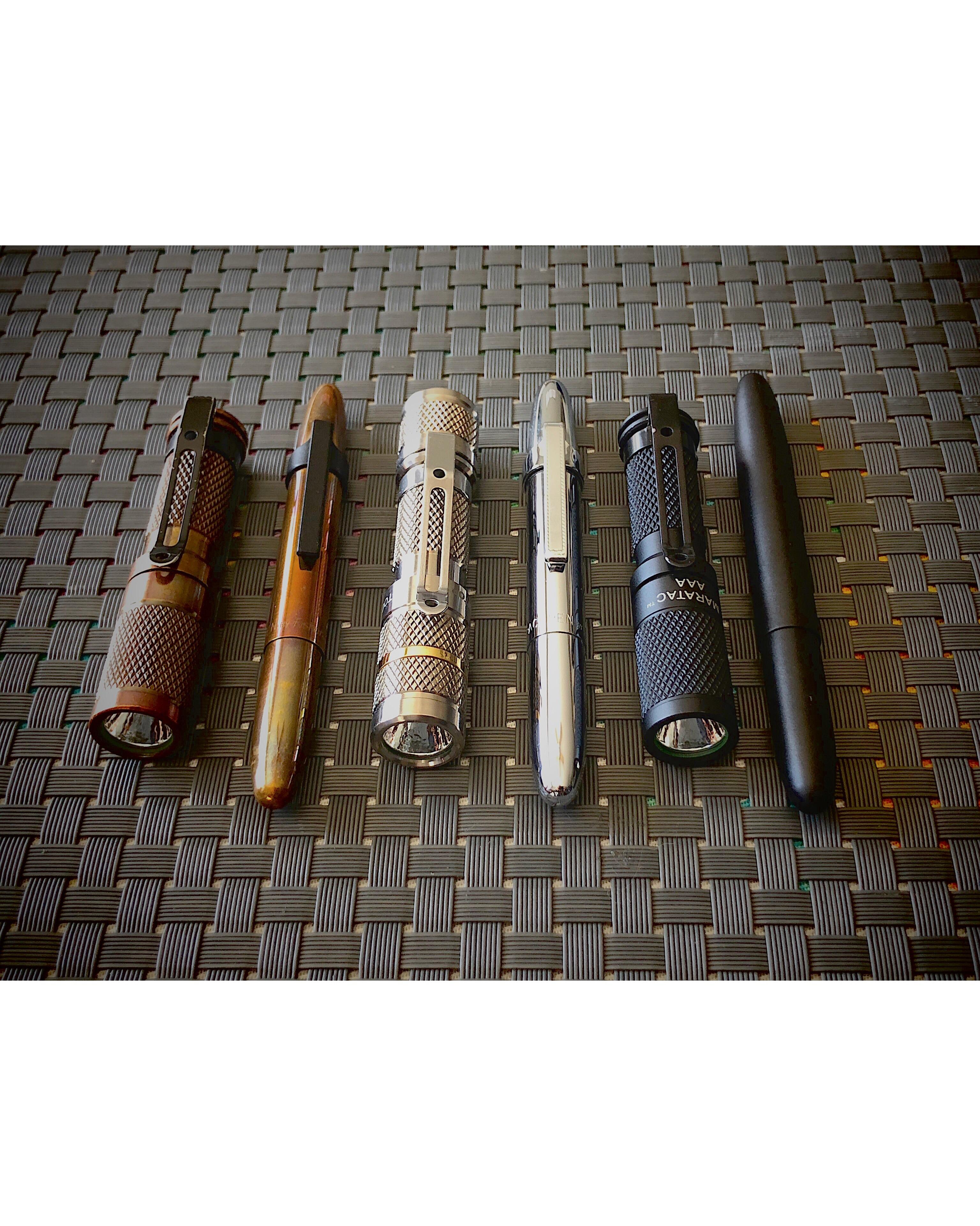 Edc pen and flashlight combos. r/EDC