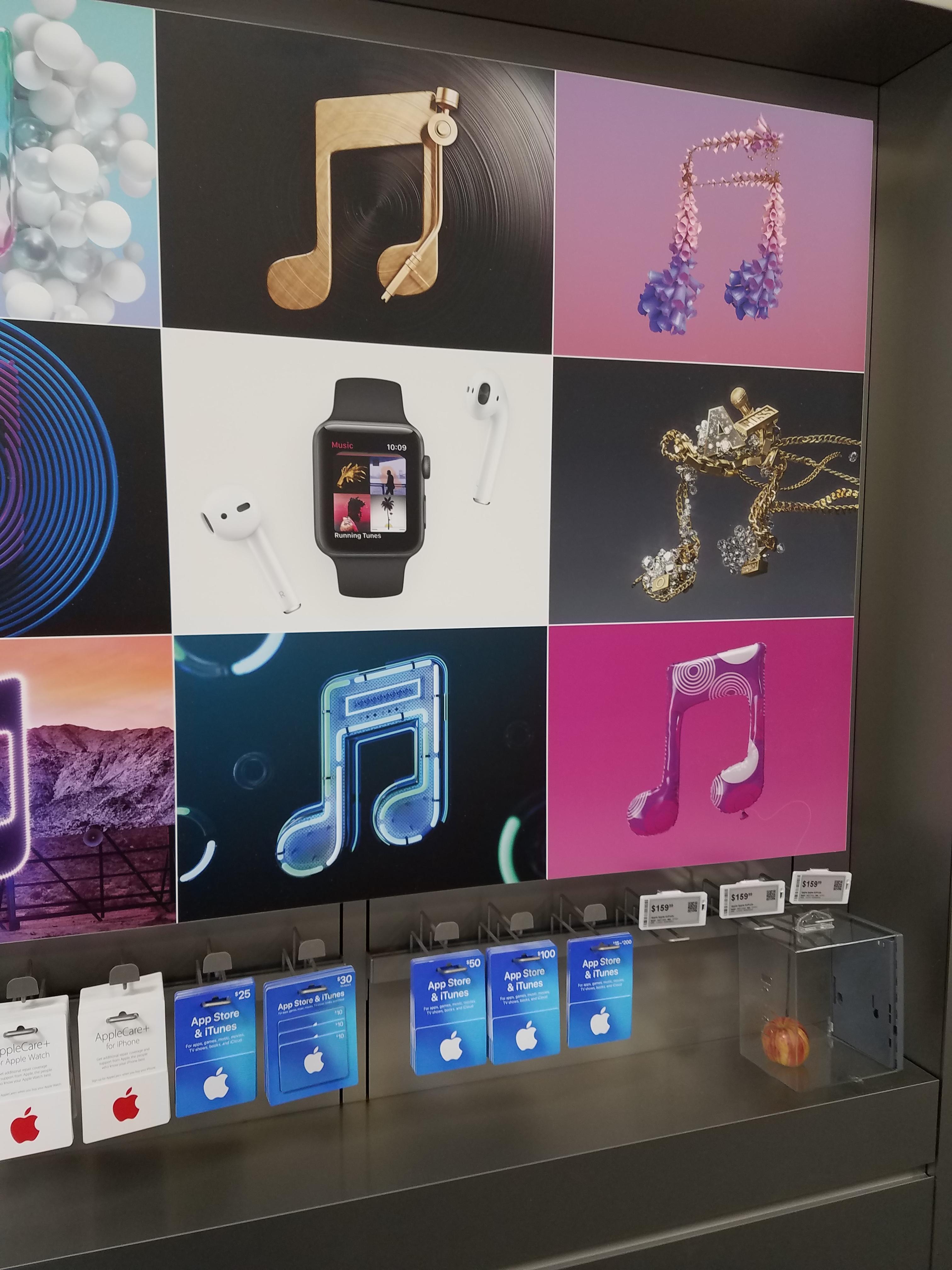 someone posted the new signage, I bring to you our new apple product