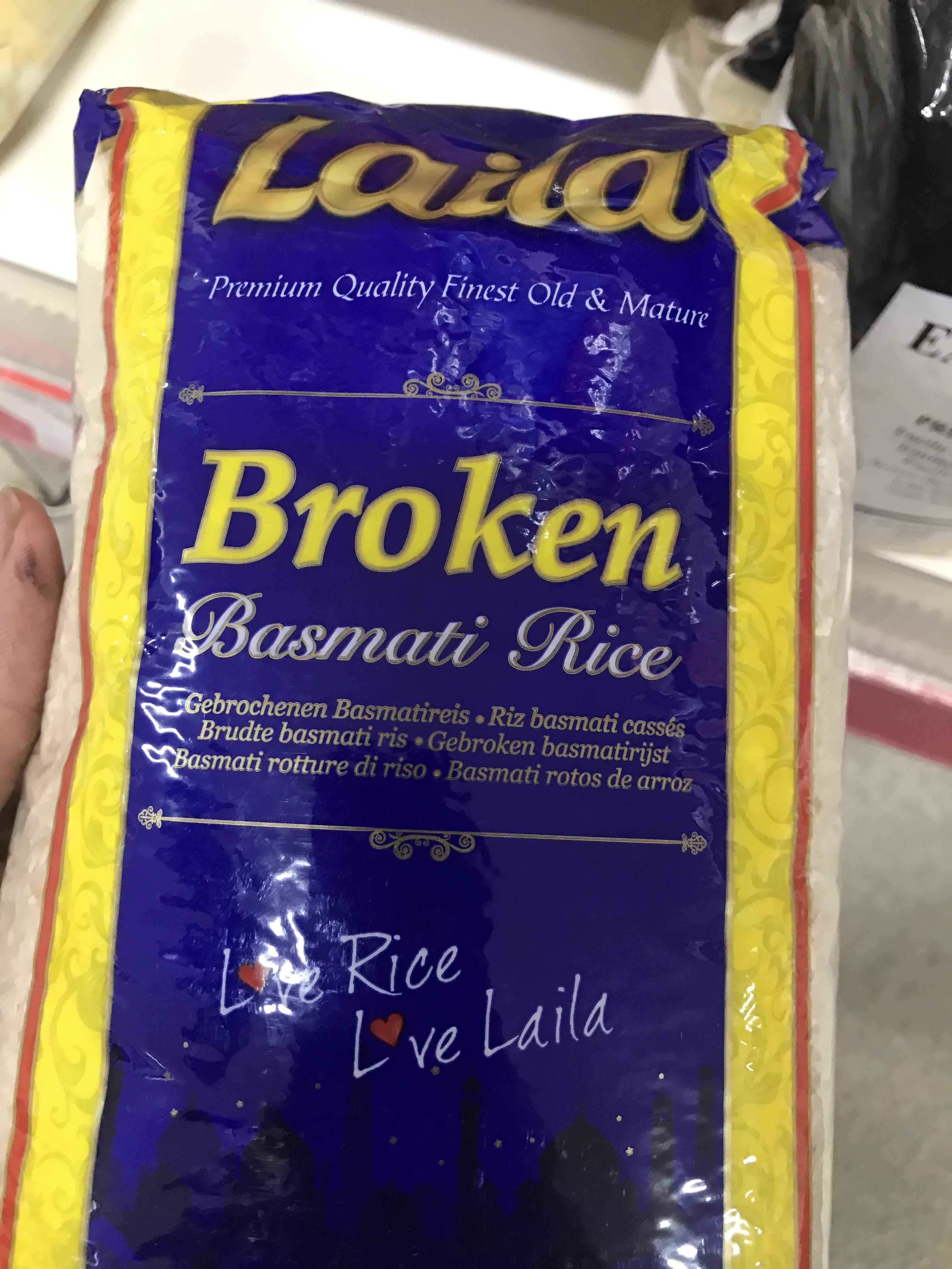 I hope this basmati rice is okay. Probably been through a lot of