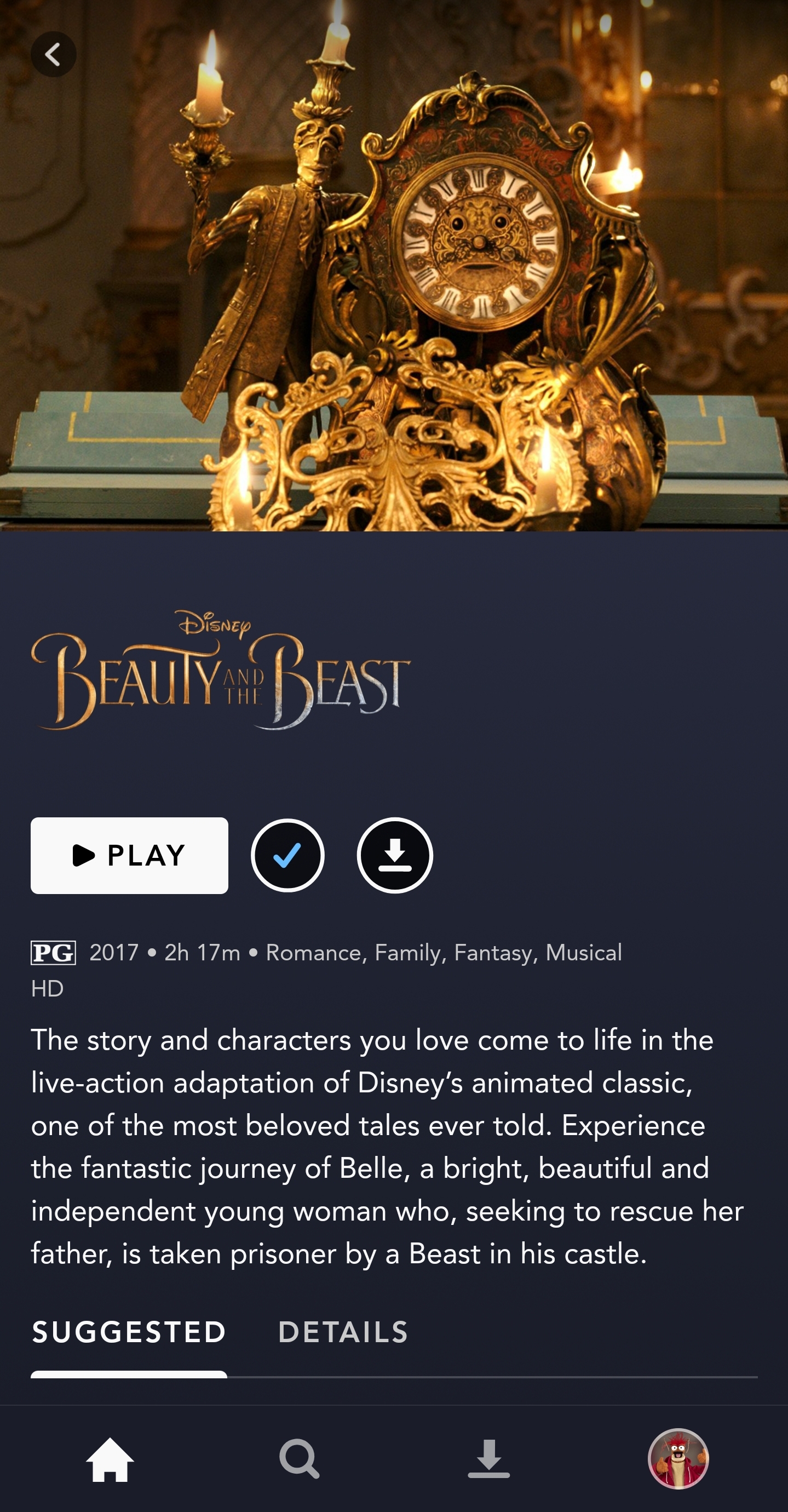 Beauty and the Beast (2017) is now streaming on Disney+ US! r/DisneyPlus