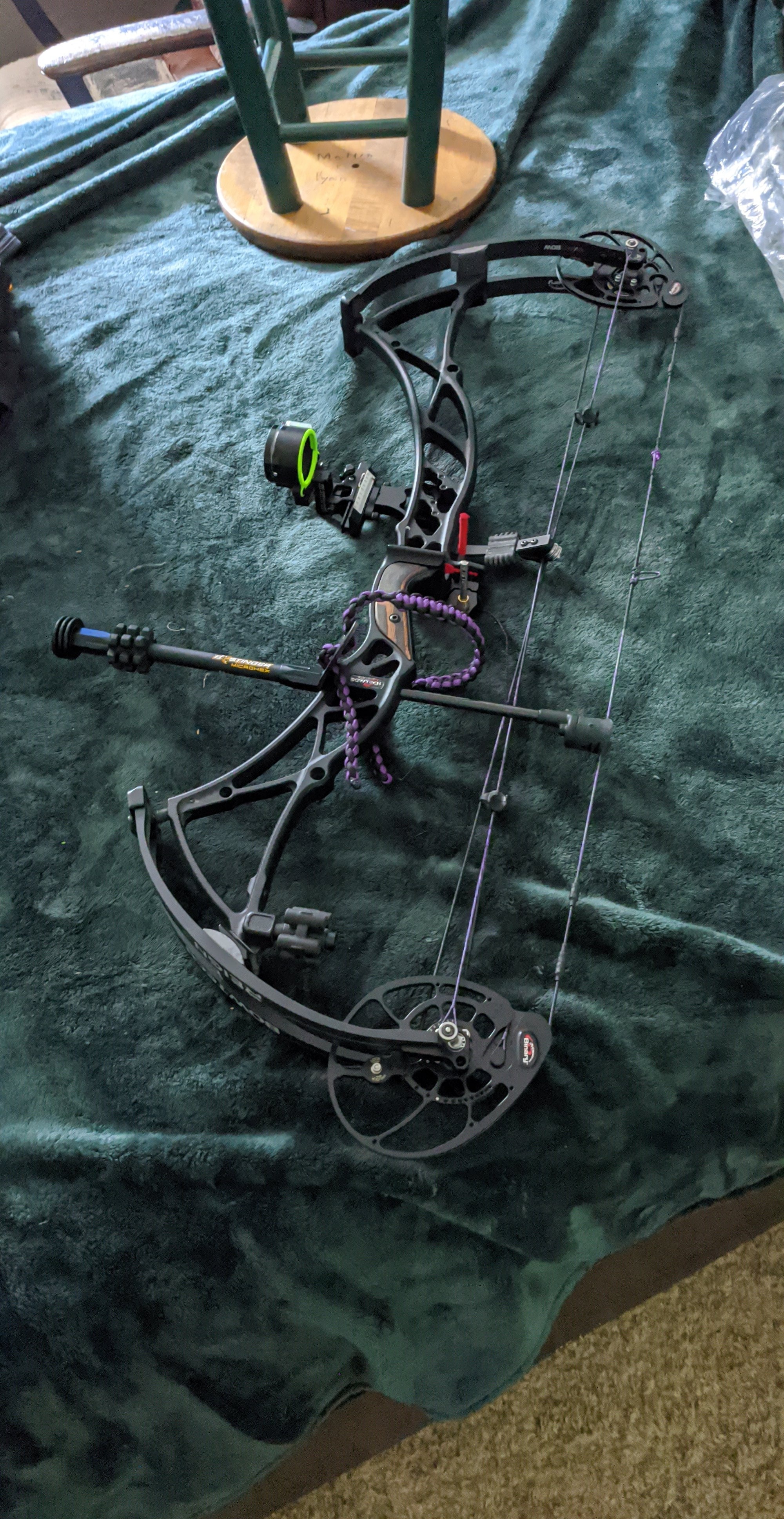 After 3 hours this morning in a bow shop. I went from 'Never have held