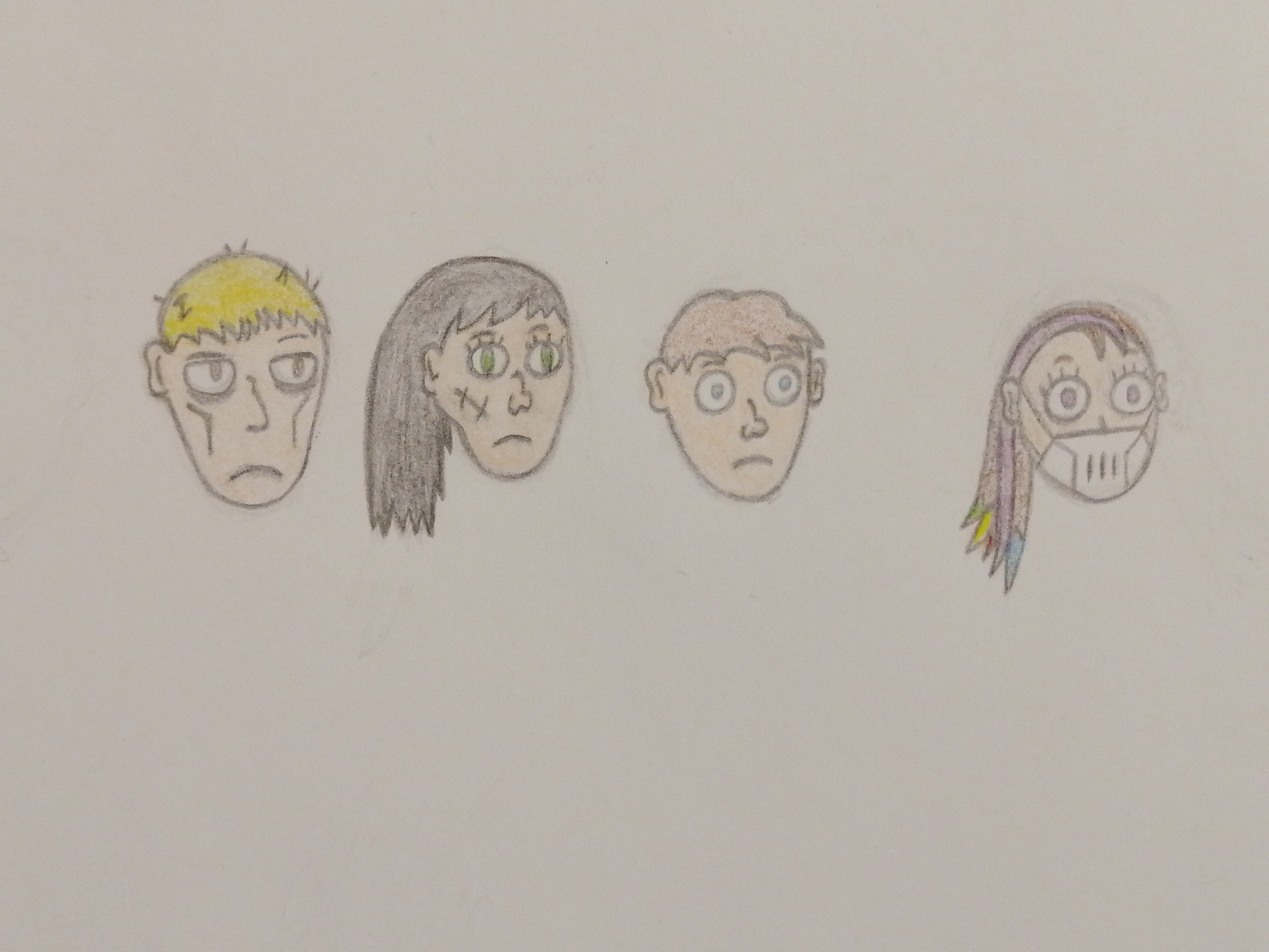 Jeremy, Tape Girl, Mike and Vanny r/fivenightsatfreddys