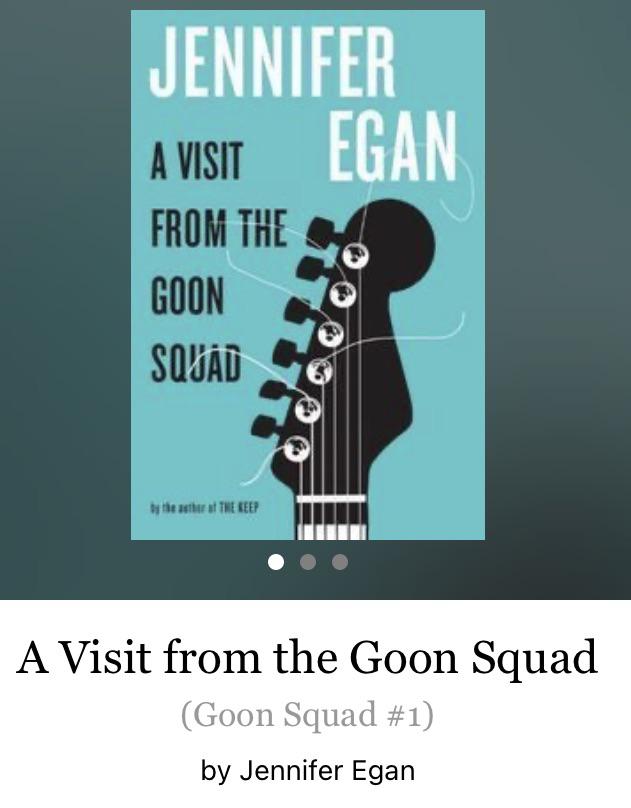 Just finished “A Visit from the Goon Squad”. I liked it, didn’t love it
