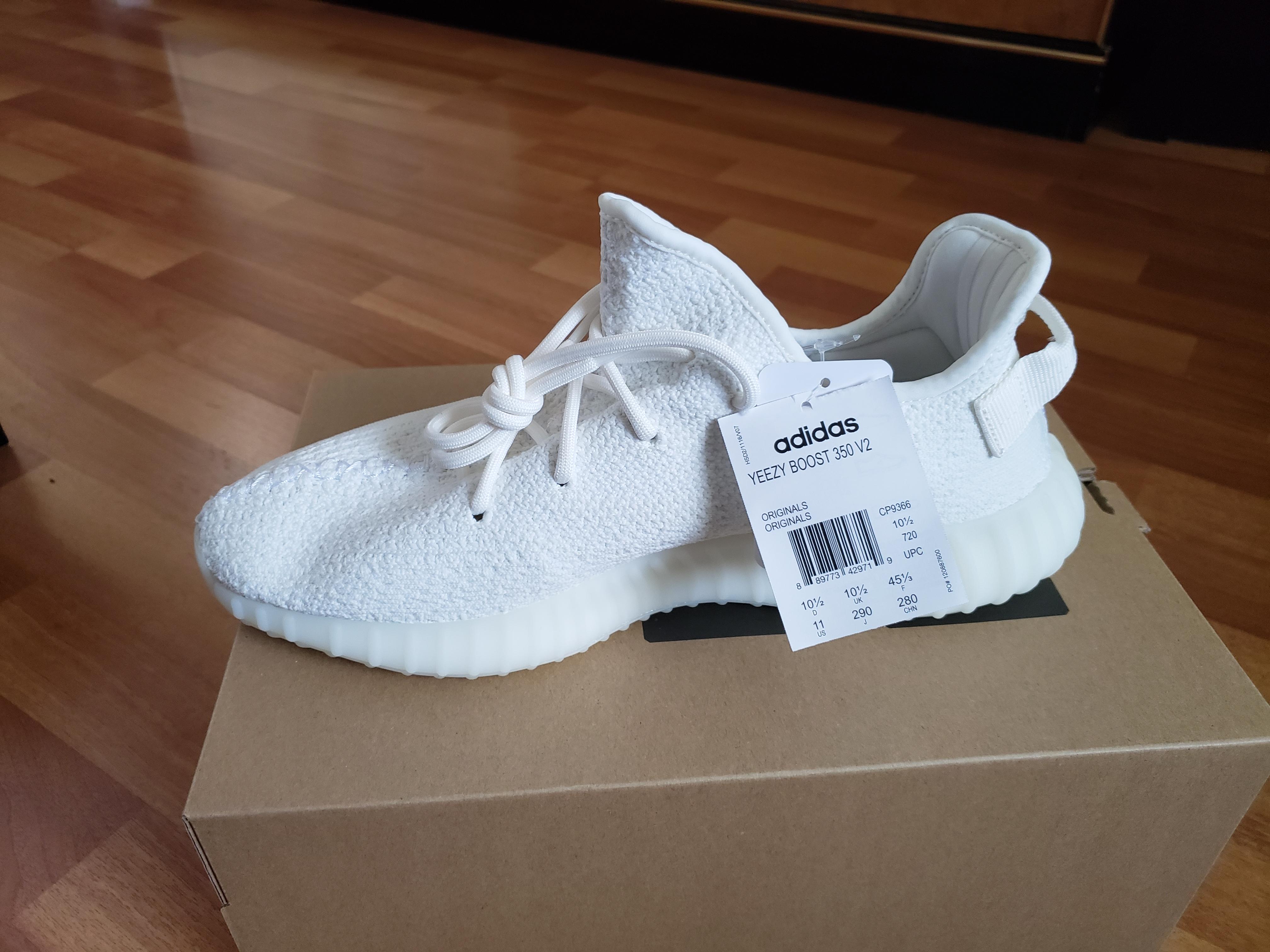 Triple White Yeezy Boost for Sale size 11 DM me r/yeezys