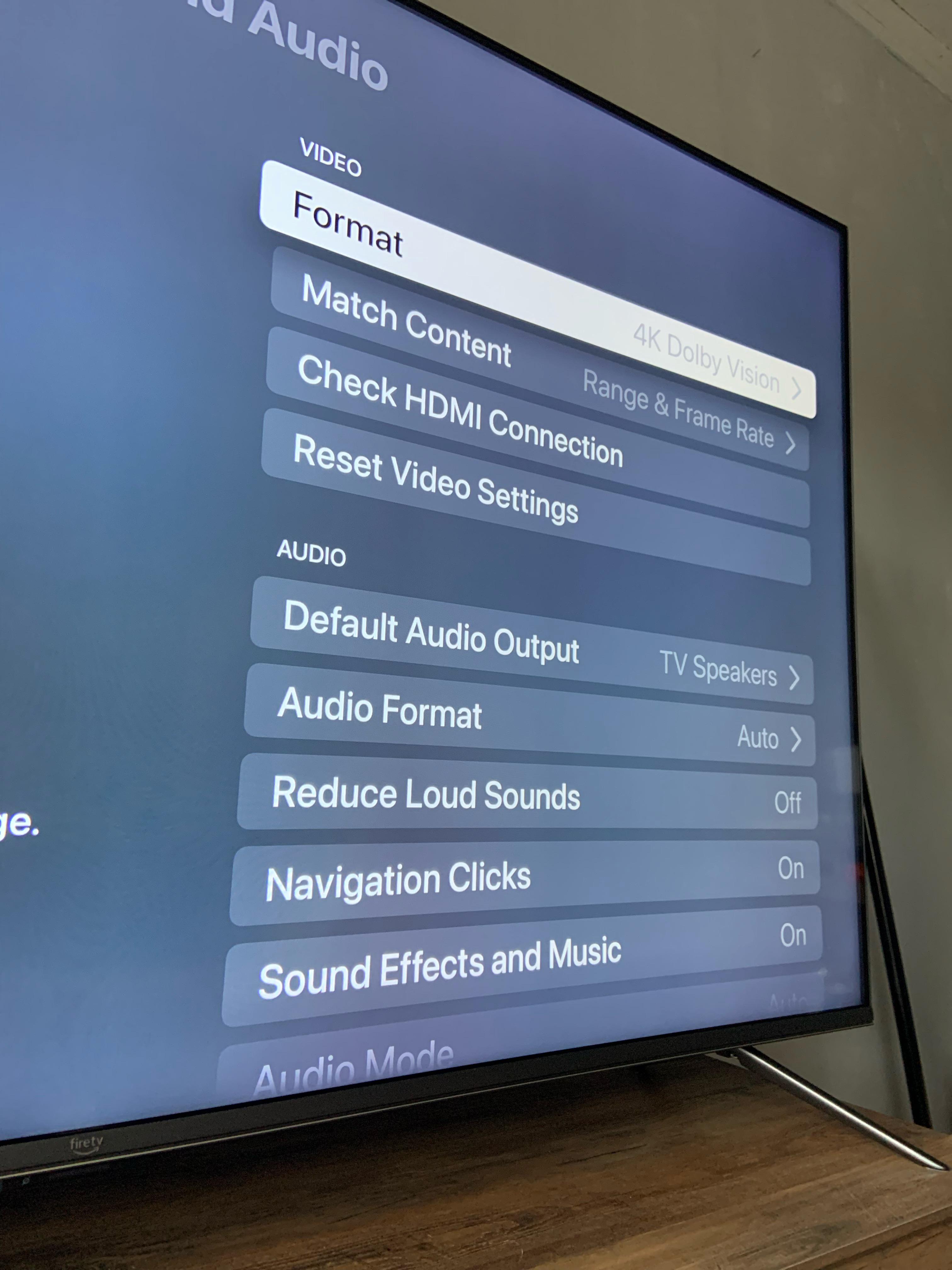 Can’t find the chroma setting on my Apple TV ? r/appletv