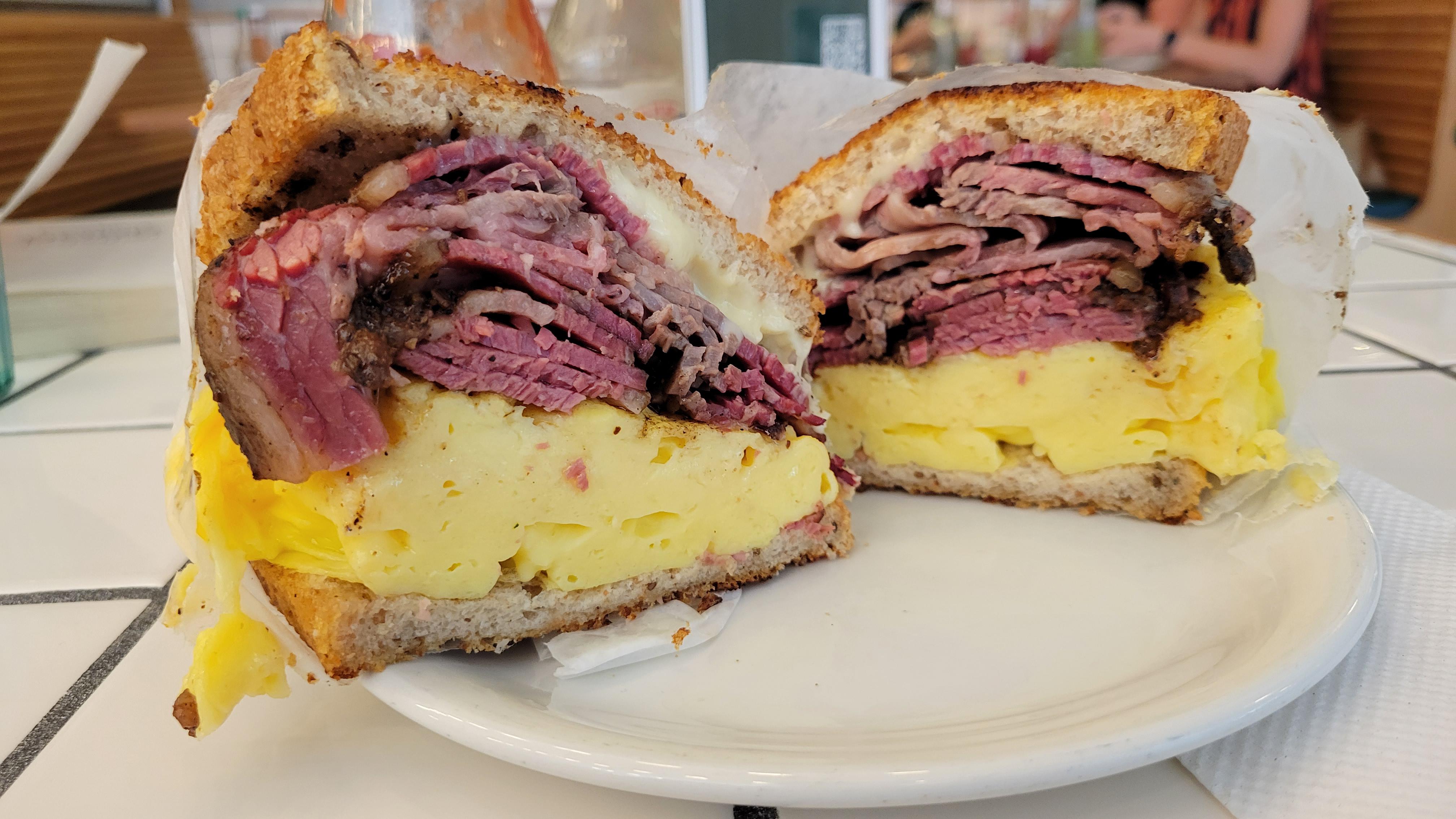 Pastrami Egg and Cheese at Middle Child Clubhouse r/PhiladelphiaEats