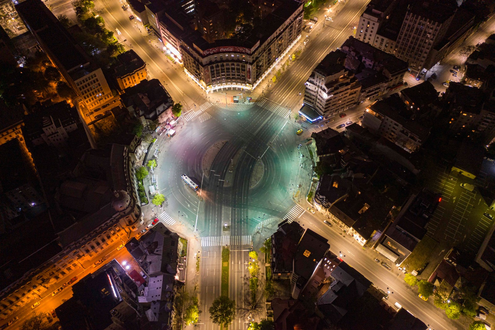 Piata Romana, Bucuresti, 2020 r/Romania