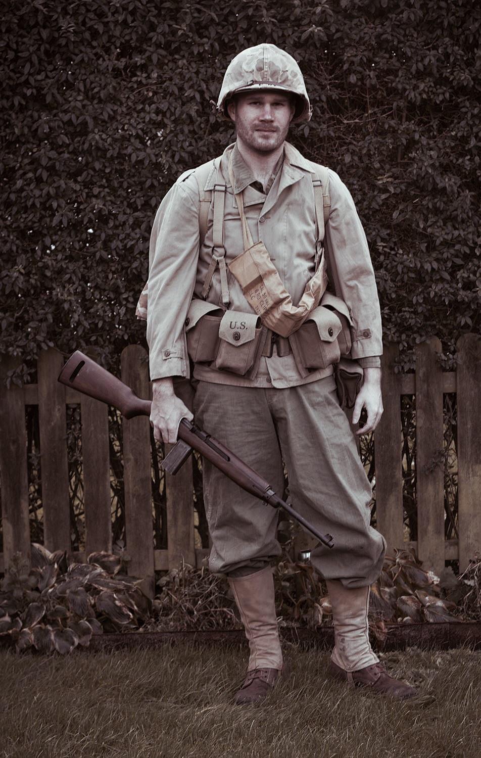WWII USMC assistant BAR gunner loadout (Iwo Jima/Okinawa) r/airsoft