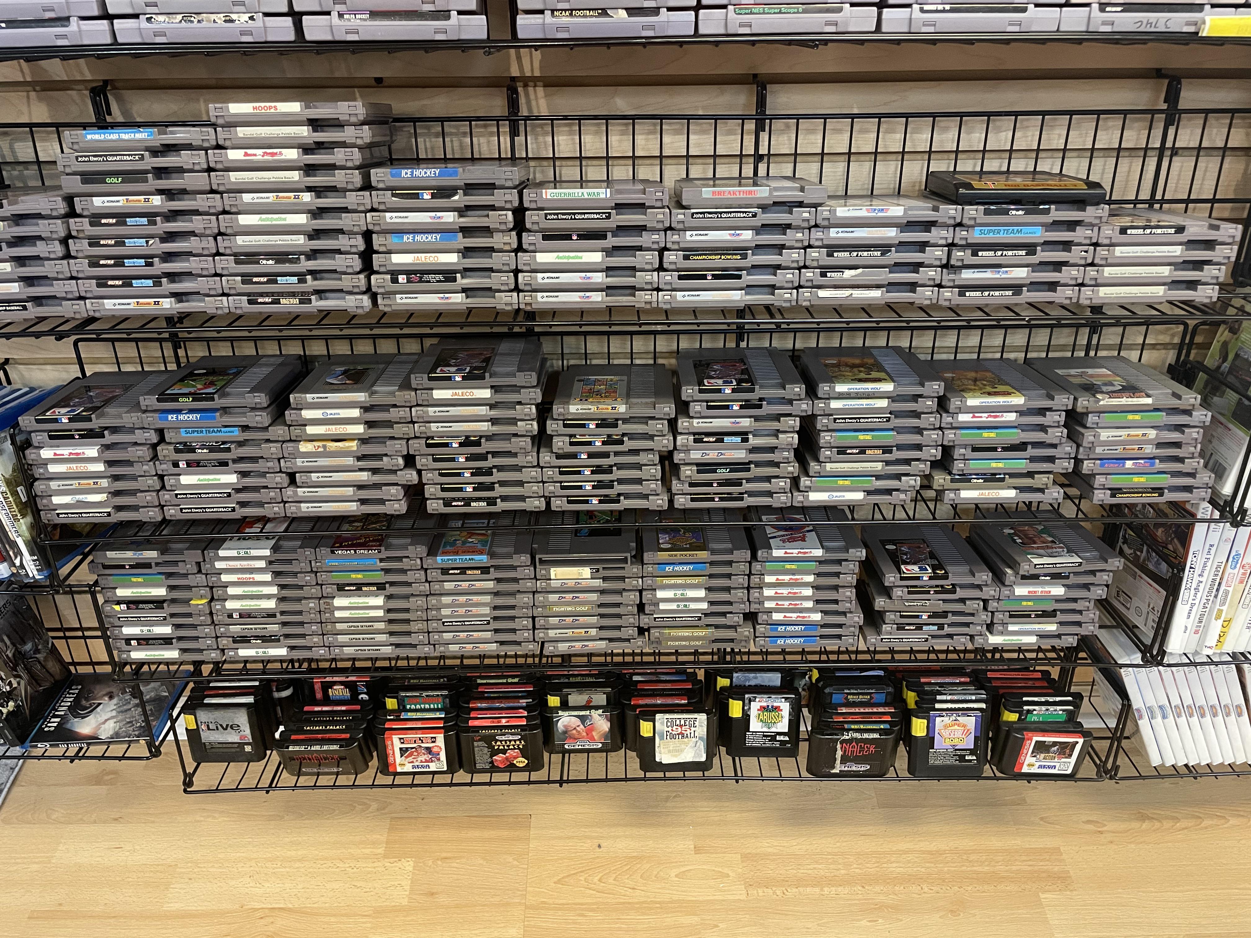 Plenty of NES sports and TV show titles at my local retro game store