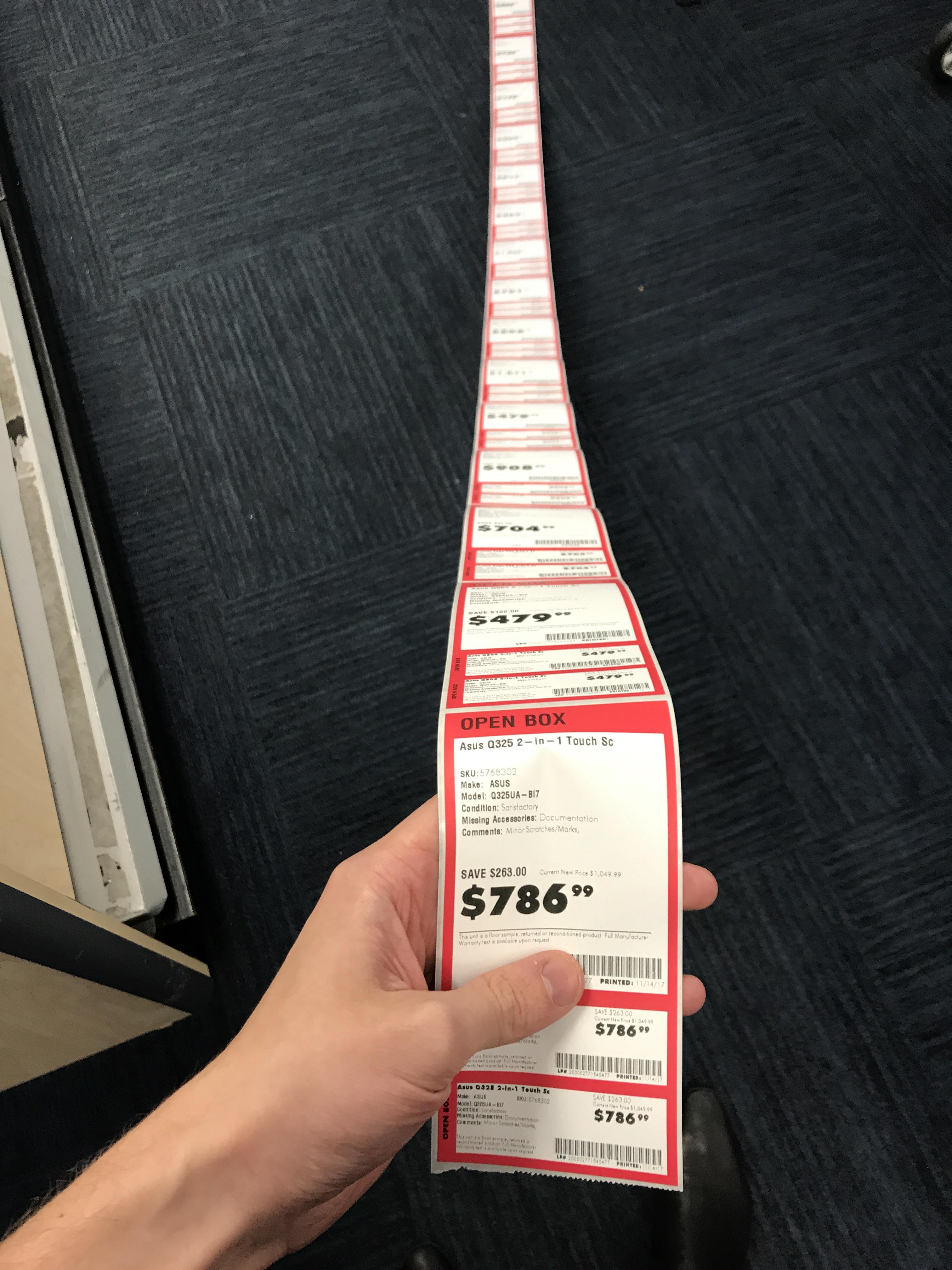 Redid open box computers tonight... r/Bestbuy