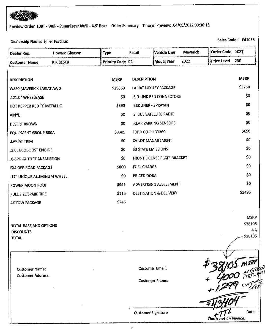 Lariat Luxury AWD w/ tow package available at Hiller Ford in WI