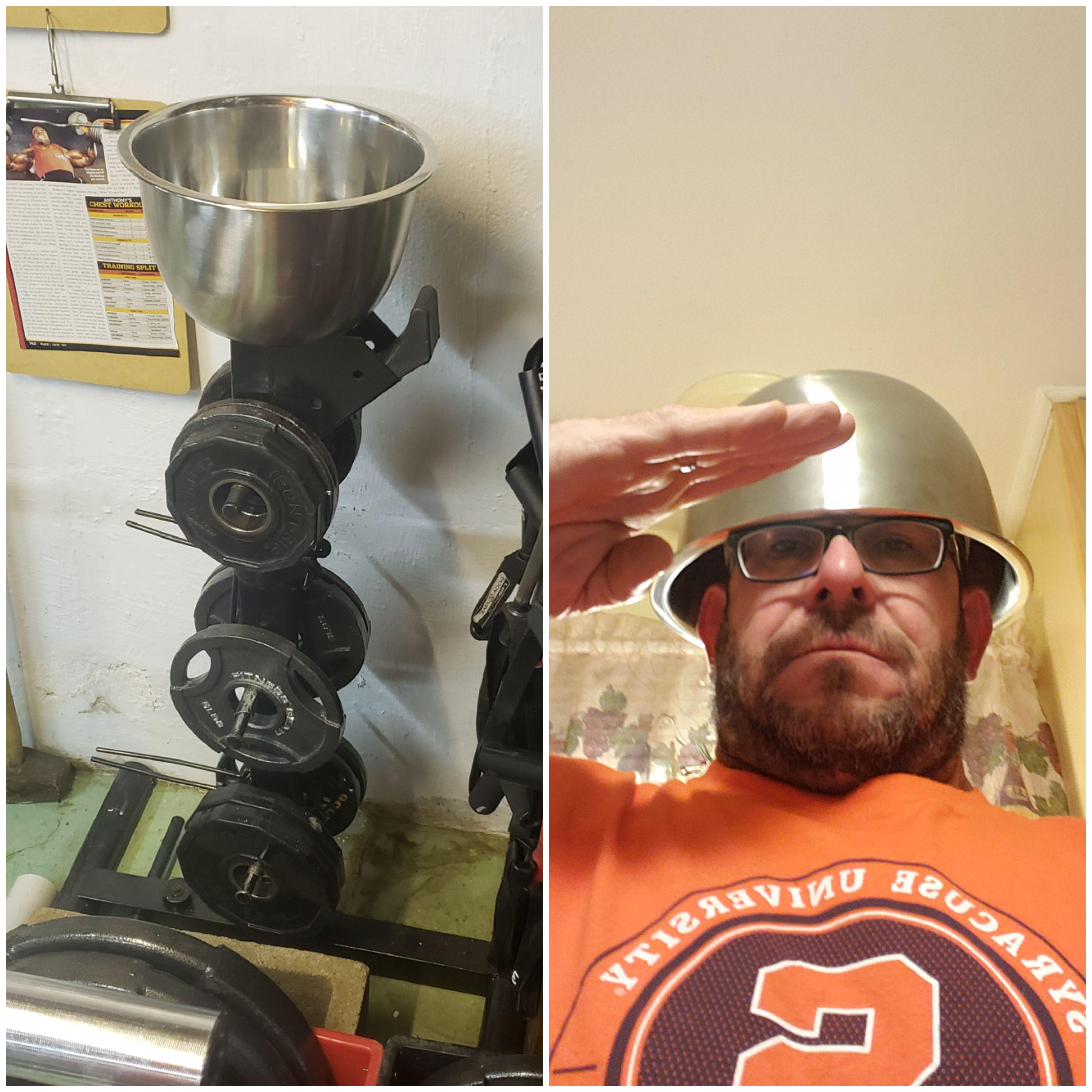 New chalk bowl for the home gym. homegym