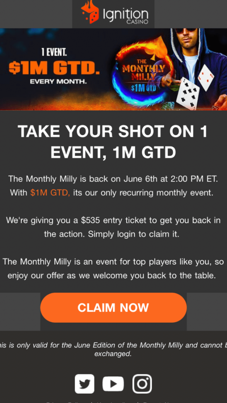 Thanks Ignition! r/poker