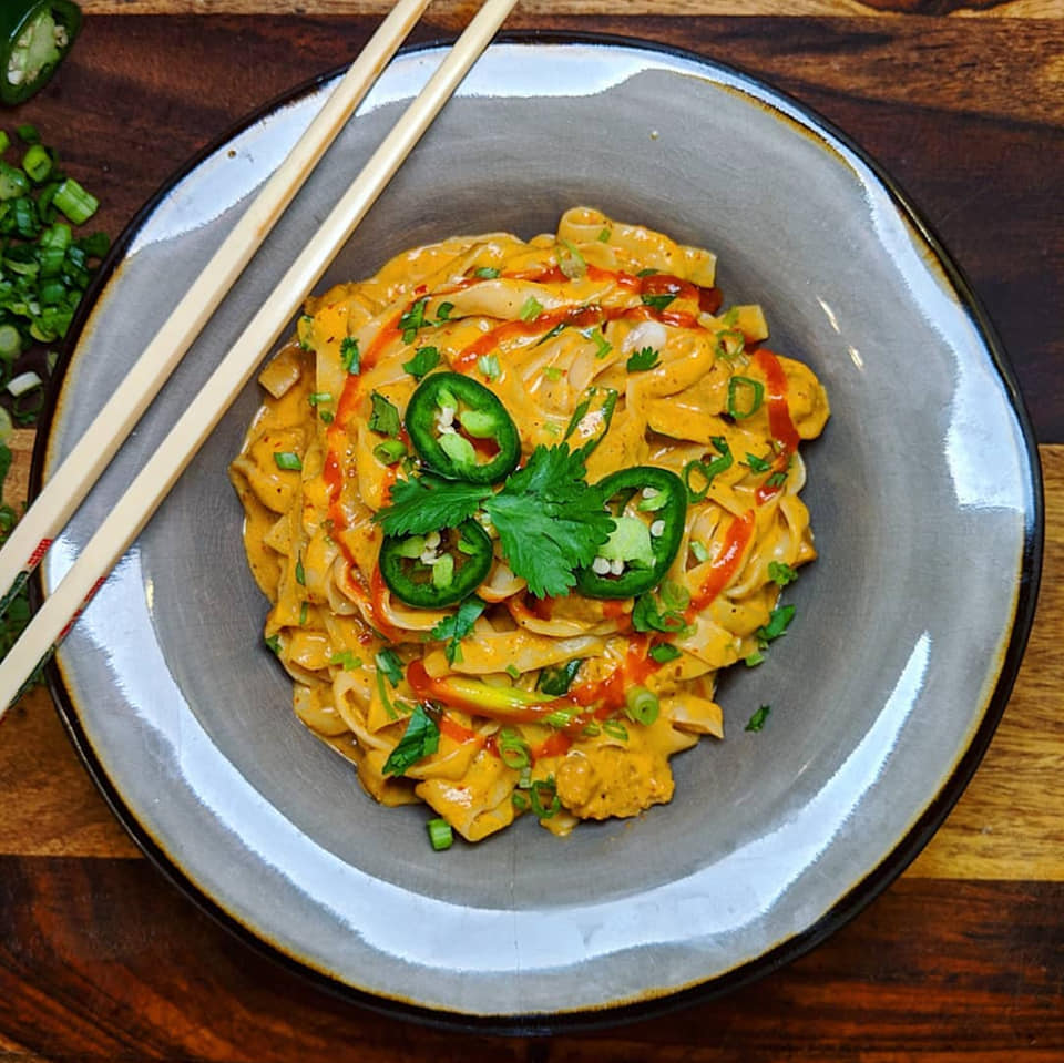 Vegan / Keto Curry Pad Thai ketorecipes