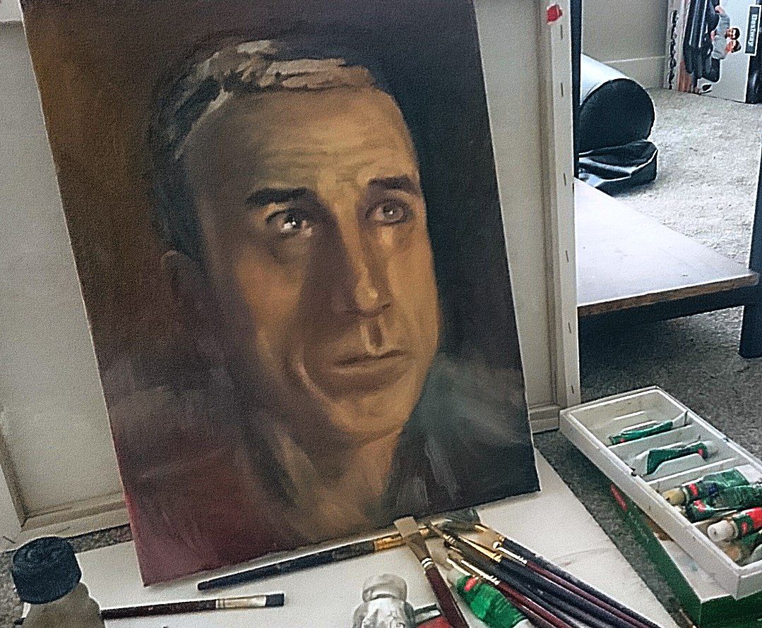 Terry Davis in Oil Paint, by me r/TempleOS_Official